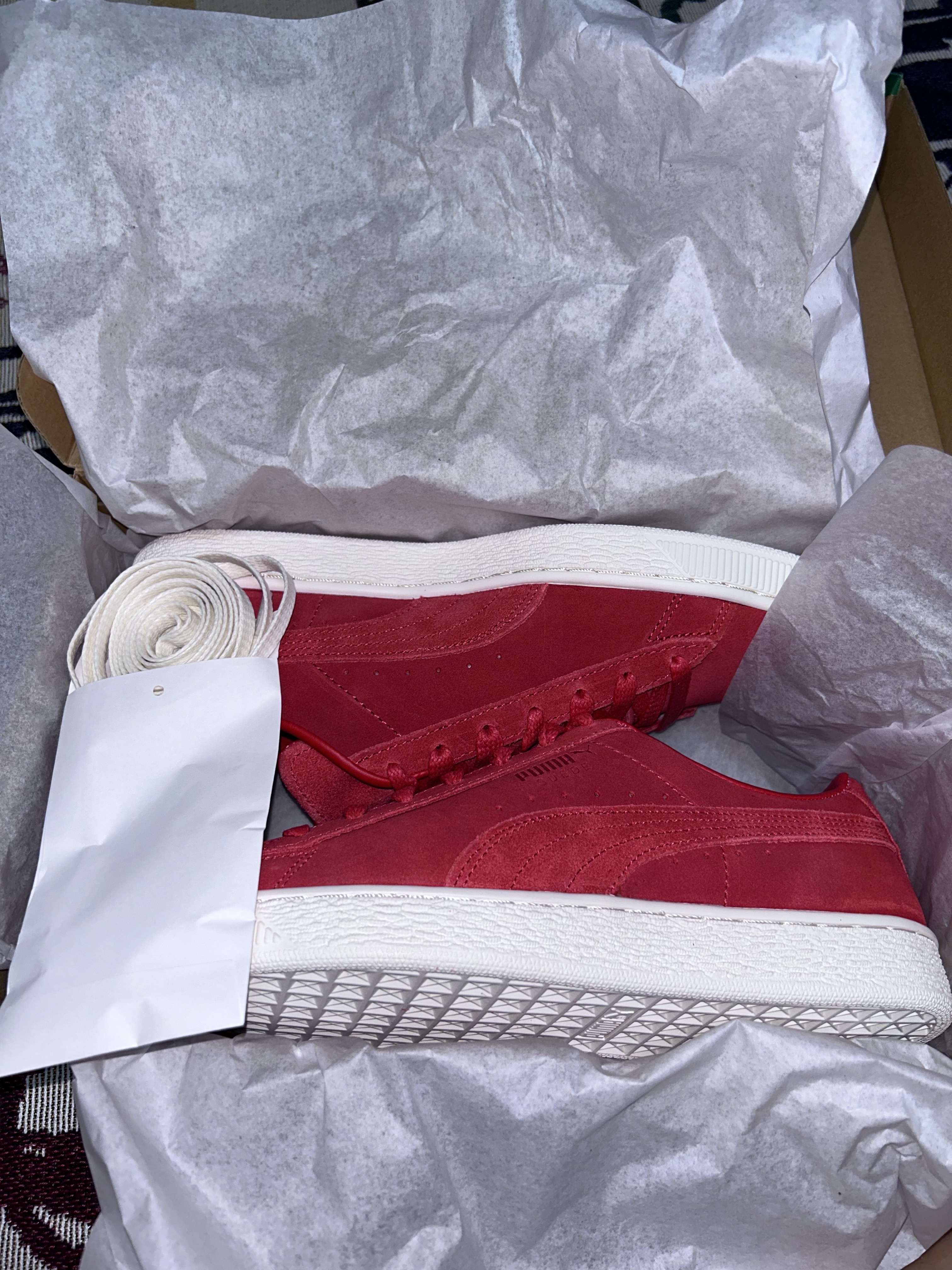 Puma Suede Classic 75th Anniversary Red 착용 스타일 - 7