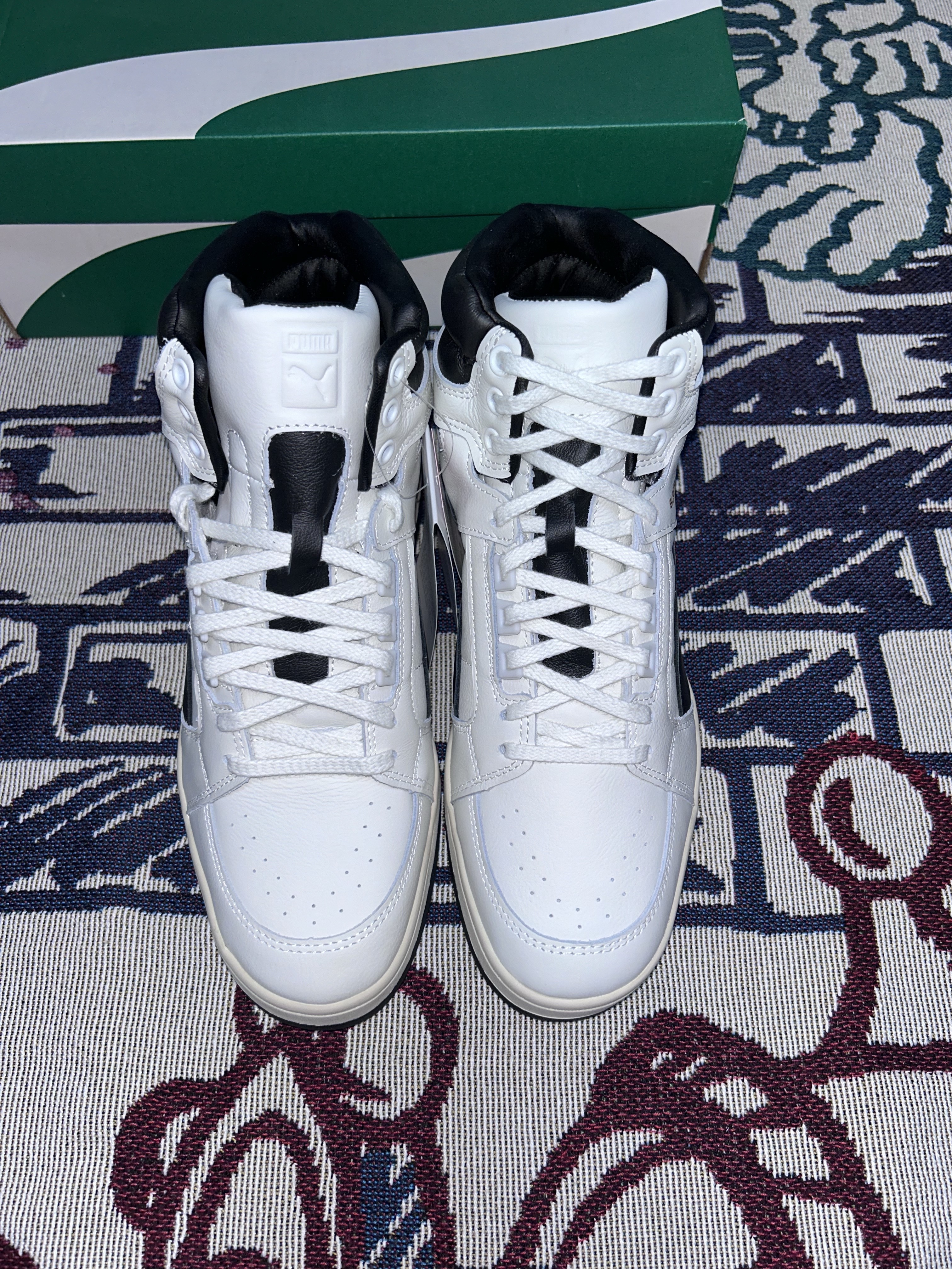 Puma Slipstream Mid 75-Year Edition PRM Blanc De Blanc 착용 스타일 - 3