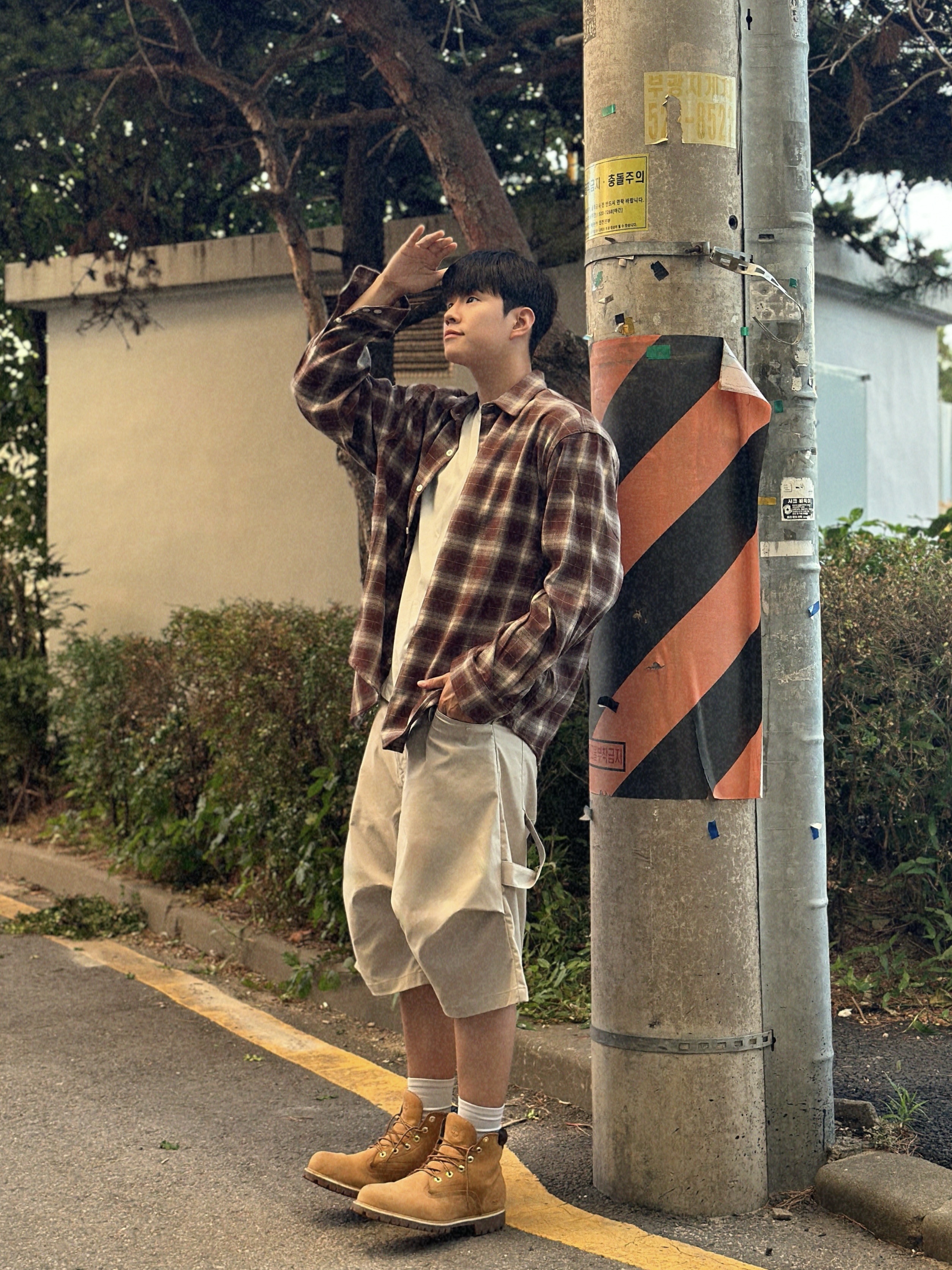 Timberland Premium 6 inch Waterproof Boot Wheat Nubuck - Wide, Nonnod Alpine Carpenter Shorts Beige 착용 스타일 - 2