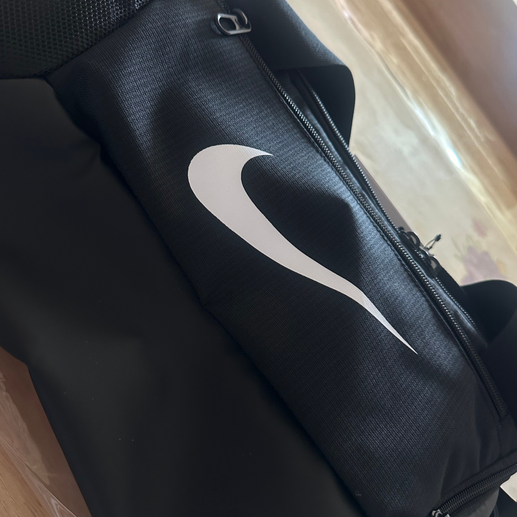 Nike Brasilia 9.5 Training Duffle Bag Extra Small 25L Black 착용 스타일 - 2