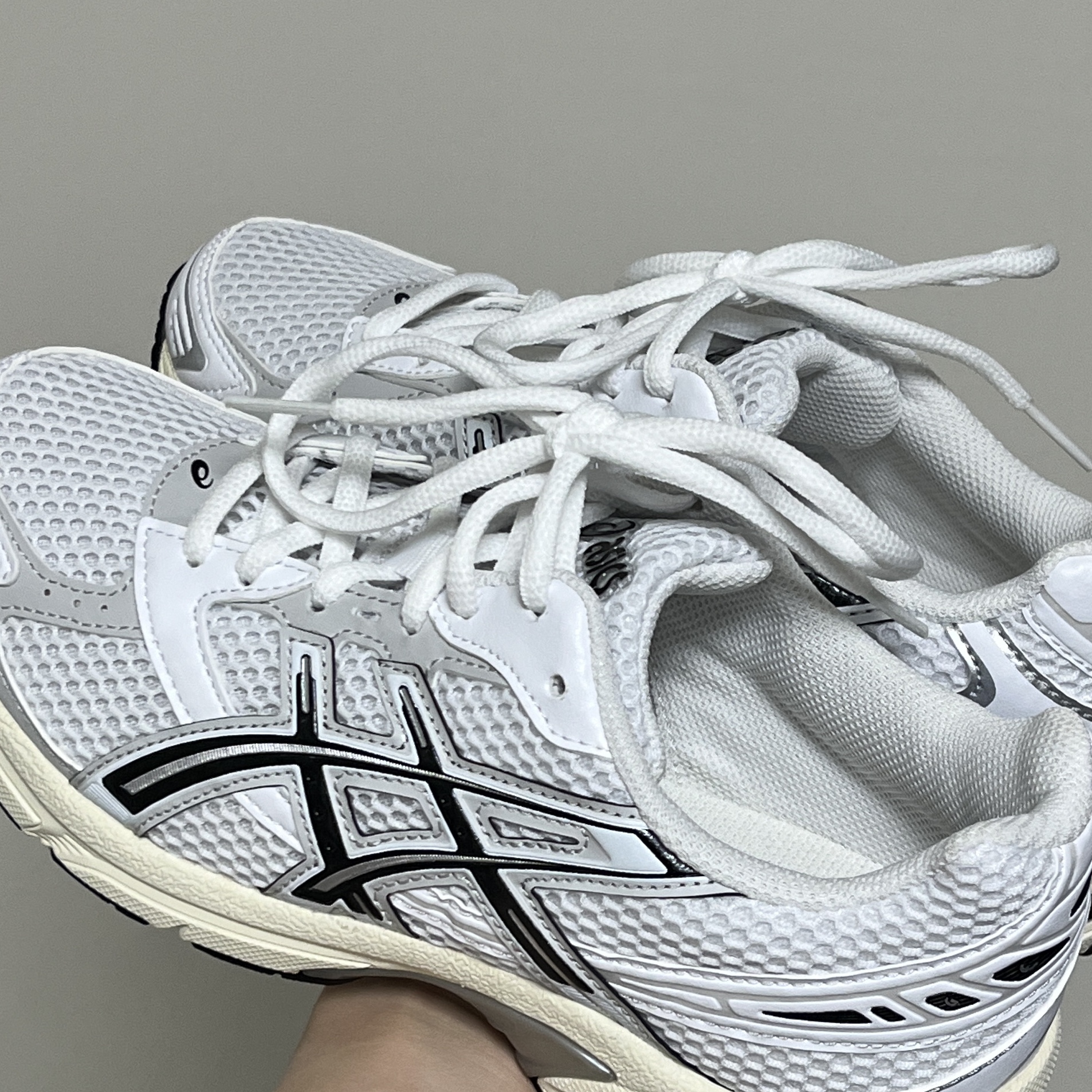 Asics Gel-1130 White Cloud Grey 착용 스타일 - 3