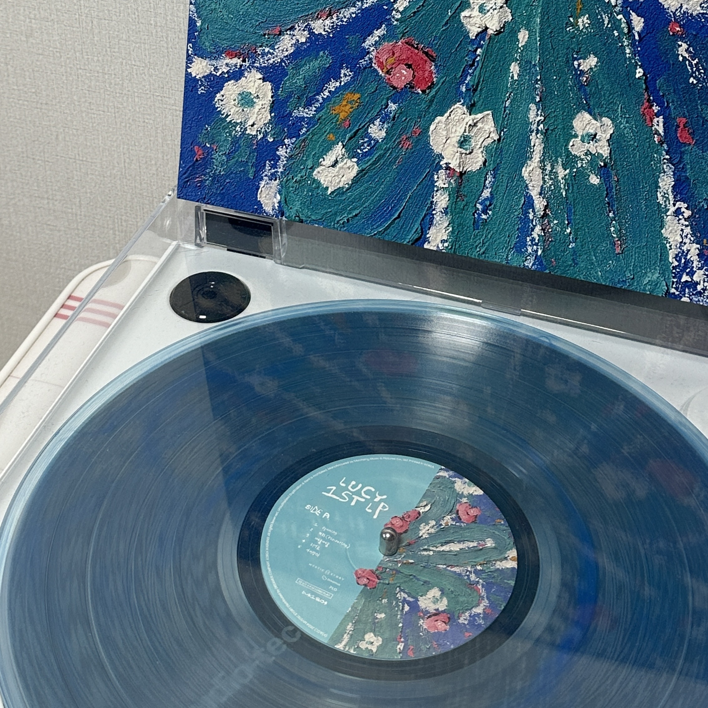 Lucy Chapter of Youth LP Blue 착용 스타일 - 2