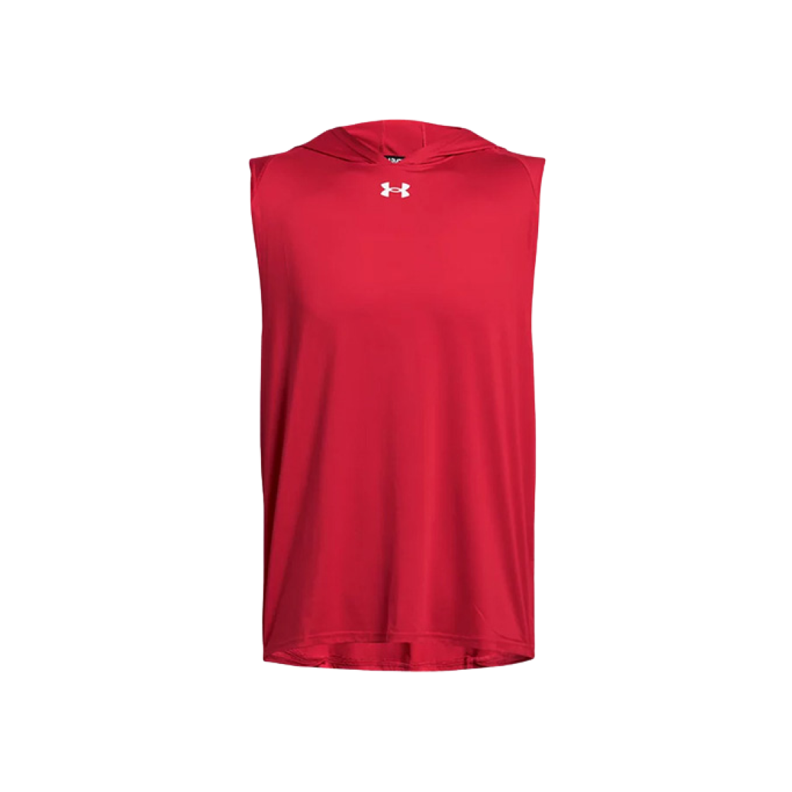 Under Armour UA Knockout Team Sleeveless Hoodie Red White 상세 이미지 1