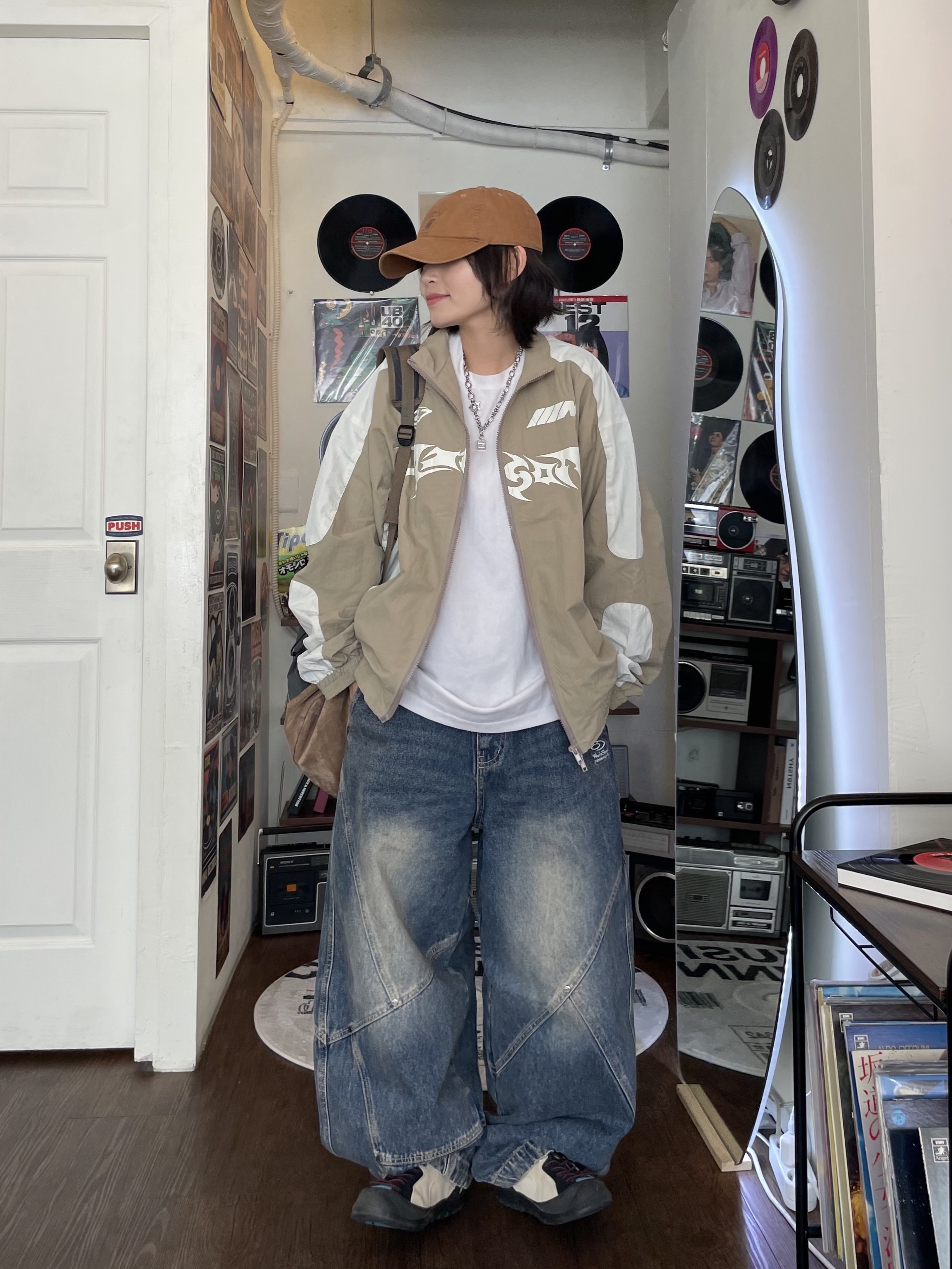 (W) Keen Jasper Rocks SP Sneakers Beige, Carhartt Canvas Cap Carhartt Brown 착용 스타일 - 7