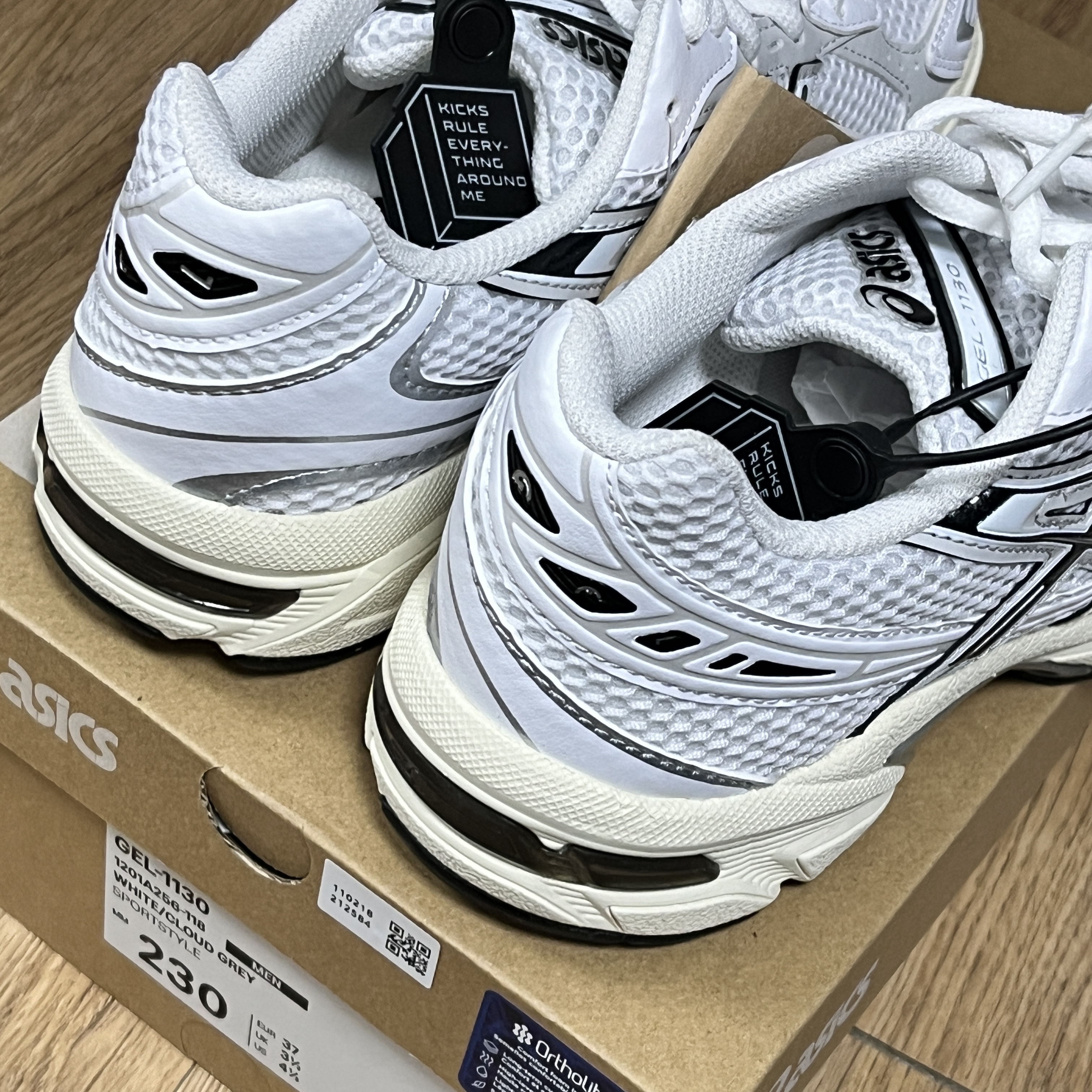 Asics Gel-1130 White Cloud Grey 착용 스타일 - 2
