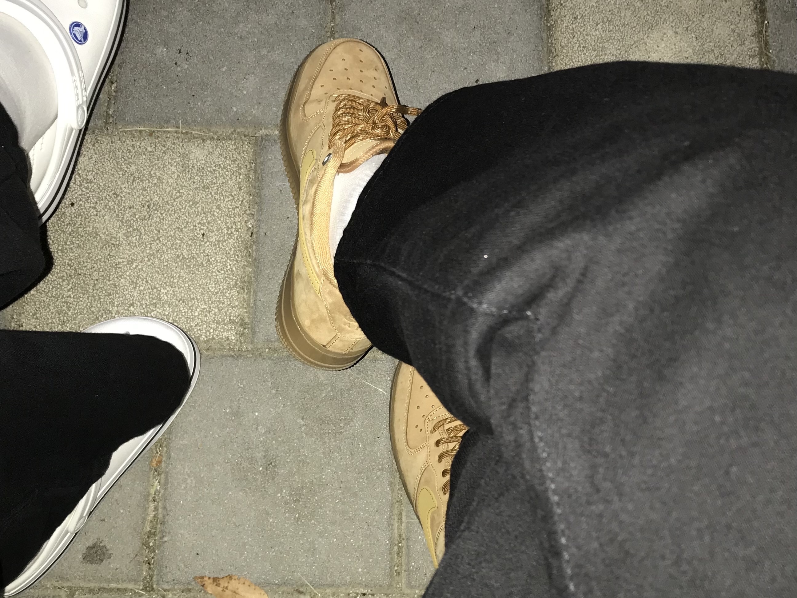 (W) Nike Air Force 1 '07 WB Flax Wheat 착용 스타일 - 2