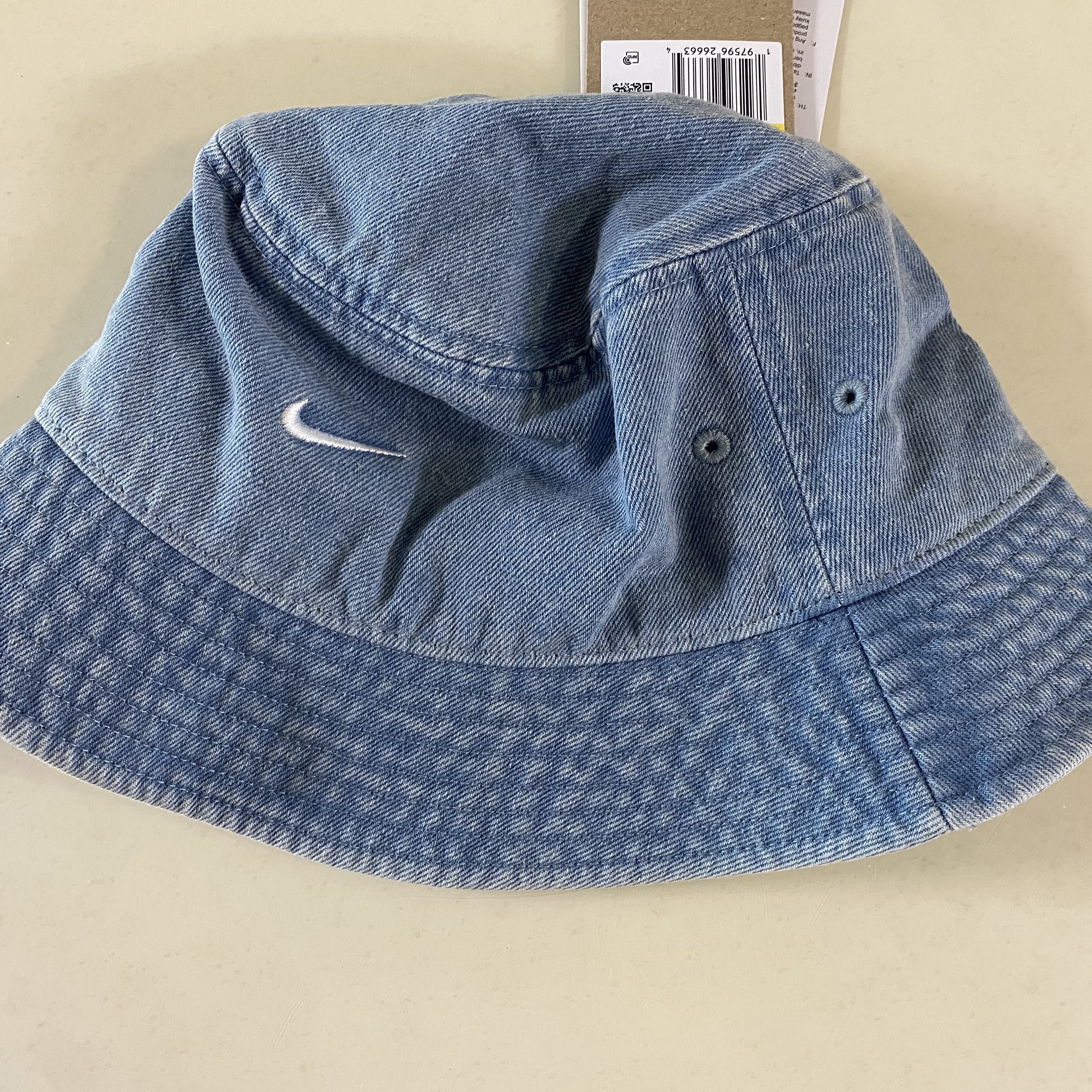 Nike Apex Denim Bucket Hat Aegean Storm Thunder Blue 착용 스타일 - 1