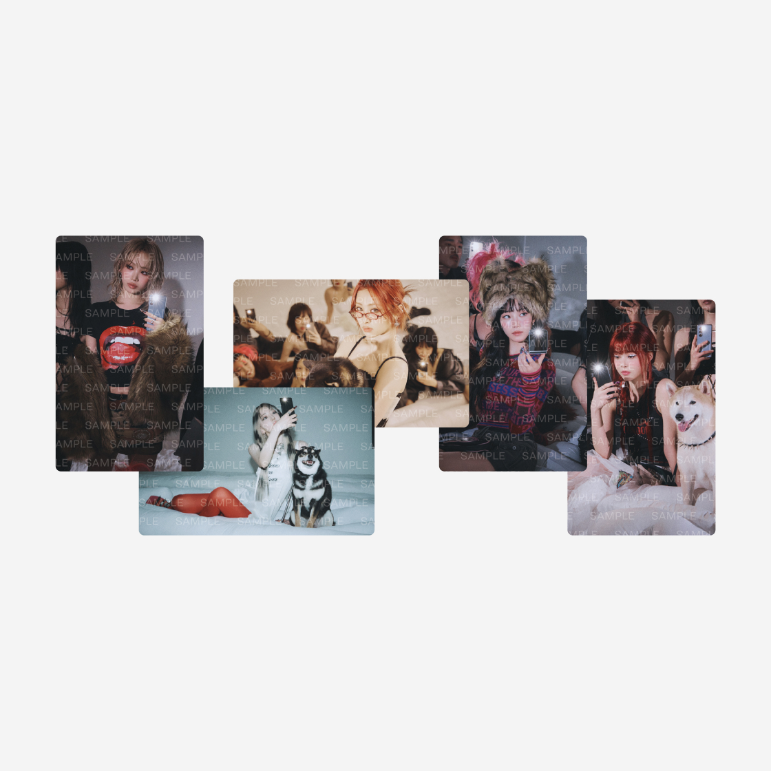 르세라핌 '크레이지' 미니 포토 카드(LE SSERAFIM 'CRAZY' Mini Photo Card)