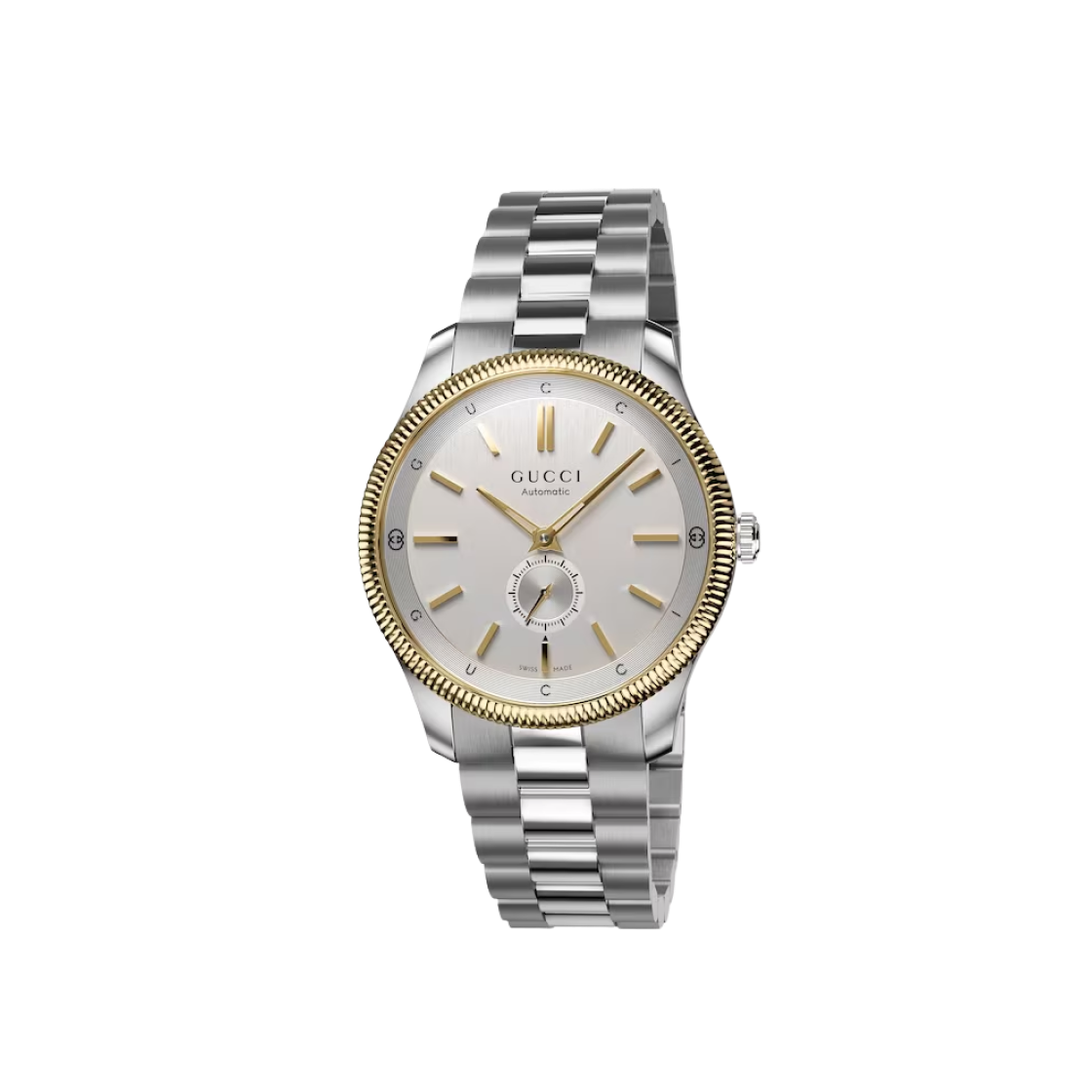 Gucci G-Timeless Automatic 40mm Stainless Steel Bracelet Gold Silver 상세 이미지 1