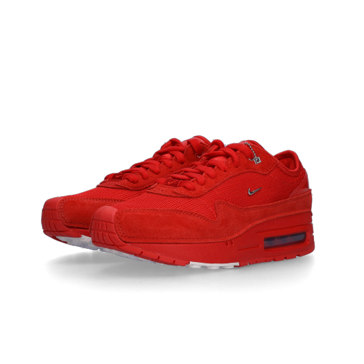 Nike x Jacquemus Air Max 1 '86 University Red and Metallic Silver