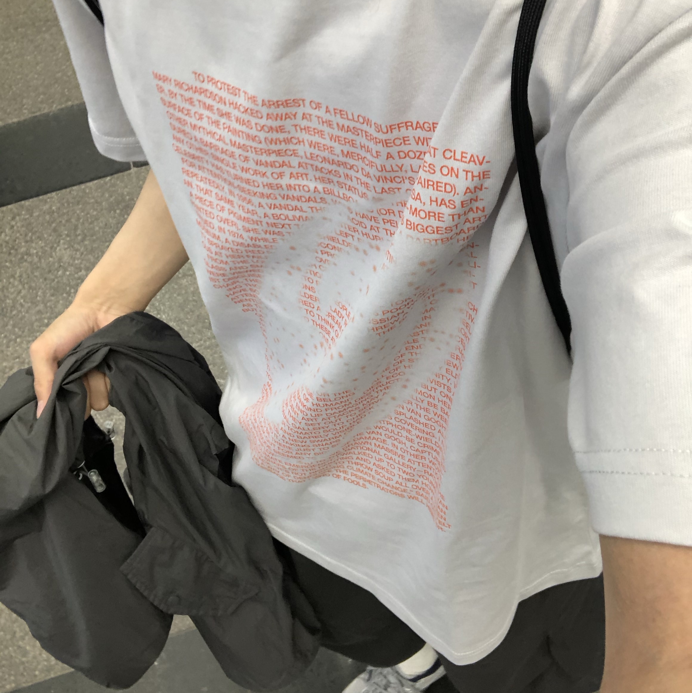 Sansan Gear Infuse T-Shirt Light Grey - 24SS 착용 스타일