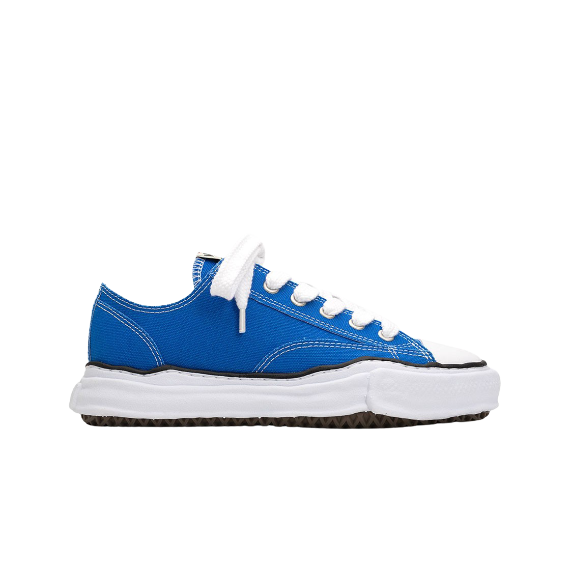 메종 미하라 야스히로 피터슨 OG 솔 캔버스 로우 스니커즈 CL 블루(Maison Mihara Yasuhiro Peterson OG Sole Canvas Low Sneakers CL Blue)
