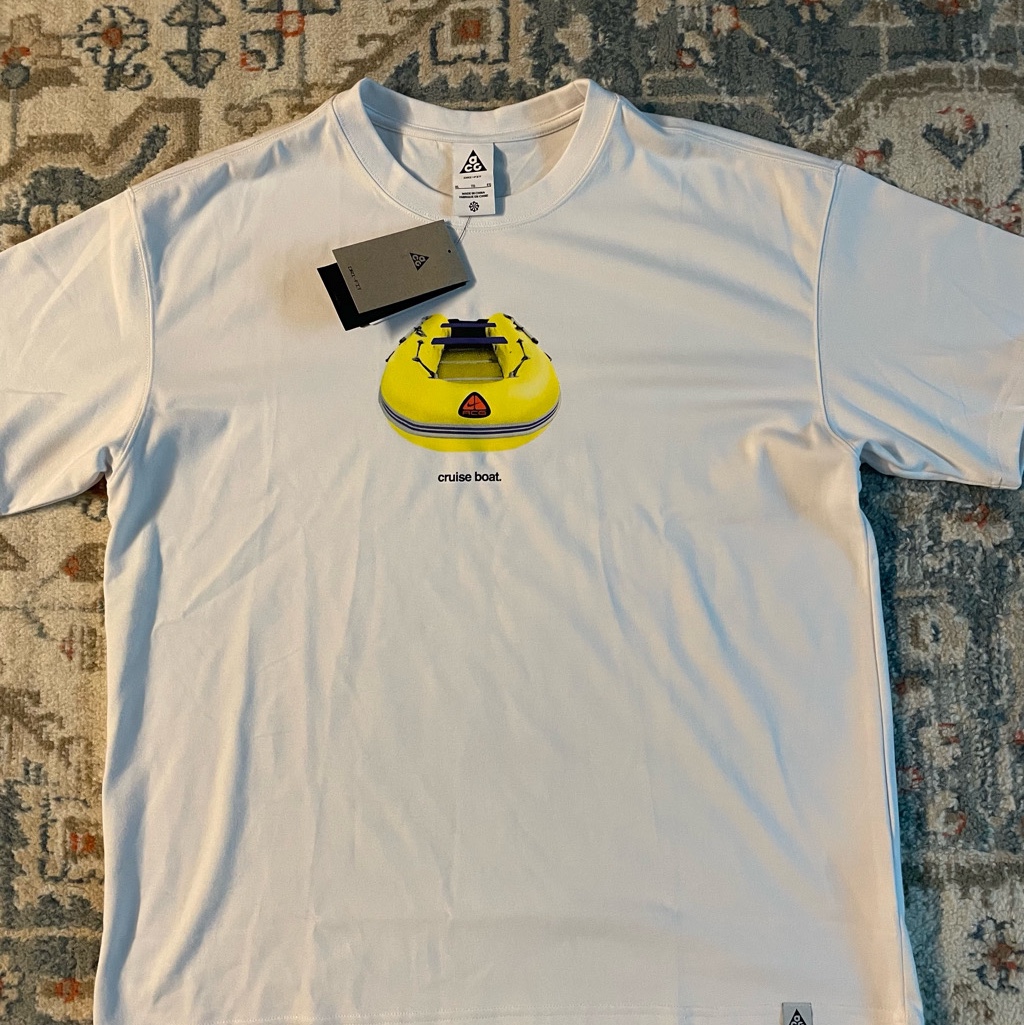 Nike ACG Dri-Fit Cruise Boat T-Shirt Summit White - Asia 착용 스타일 - 1