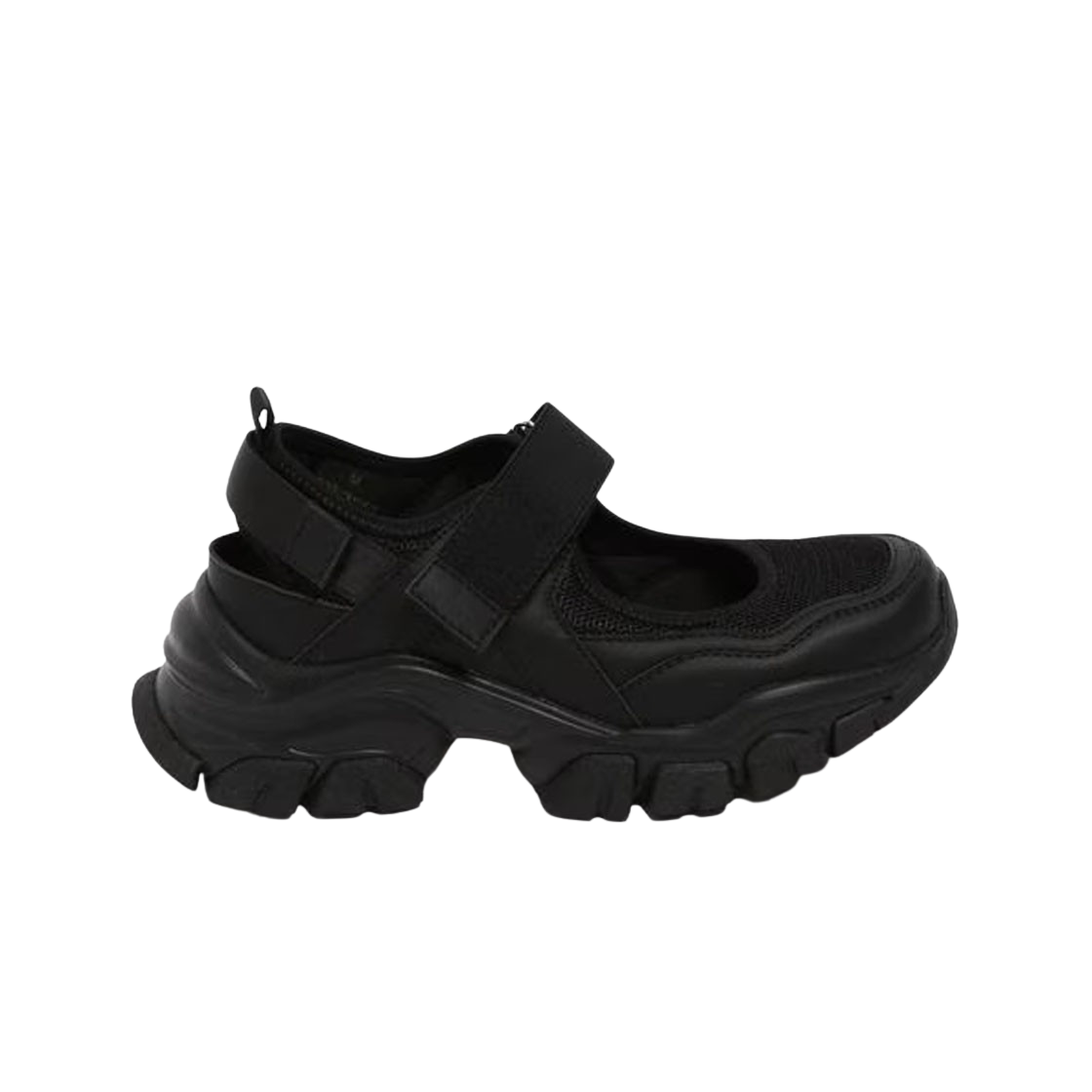 (W) 니코앤드 오리지널 벨트 메쉬 스니커즈 블랙((W) Niko And Original Belt Mesh Sneakers Black) - 1