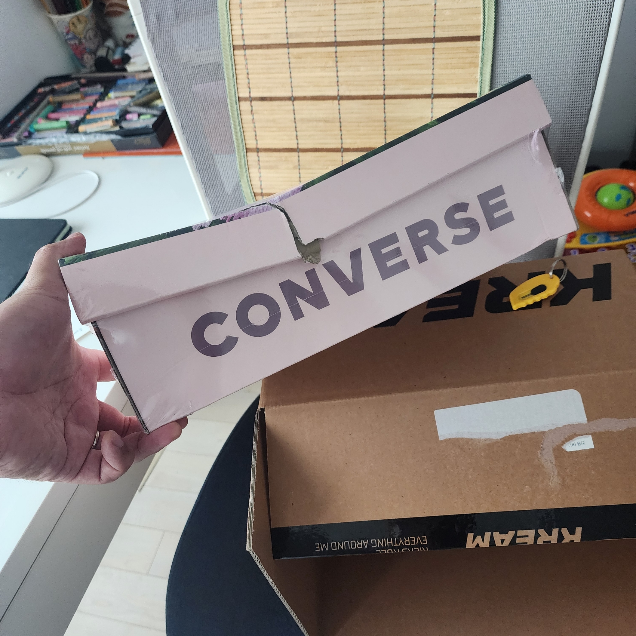 Converse One Star Pro Flower Light Orchid 착용 스타일 - 1