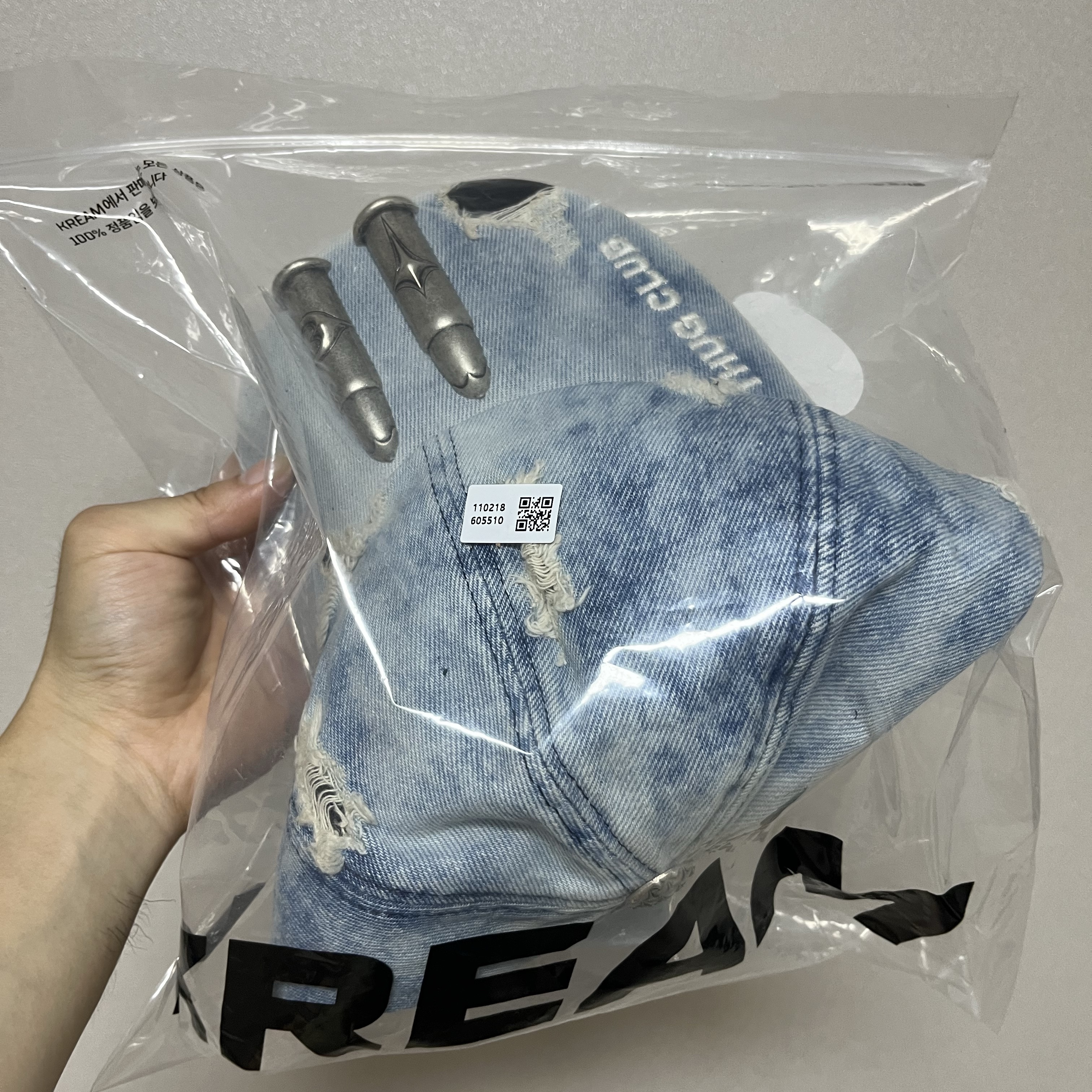 Thug Club TC Life Cap Denim 착용 스타일 - 3