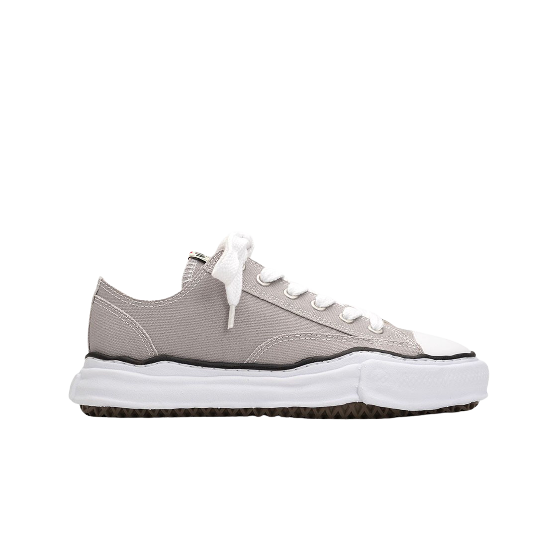 메종 미하라 야스히로 피터슨 OG 솔 캔버스 로우 스니커즈 그레이(Maison Mihara Yasuhiro Peterson OG Sole Canvas Low Sneakers Gray)