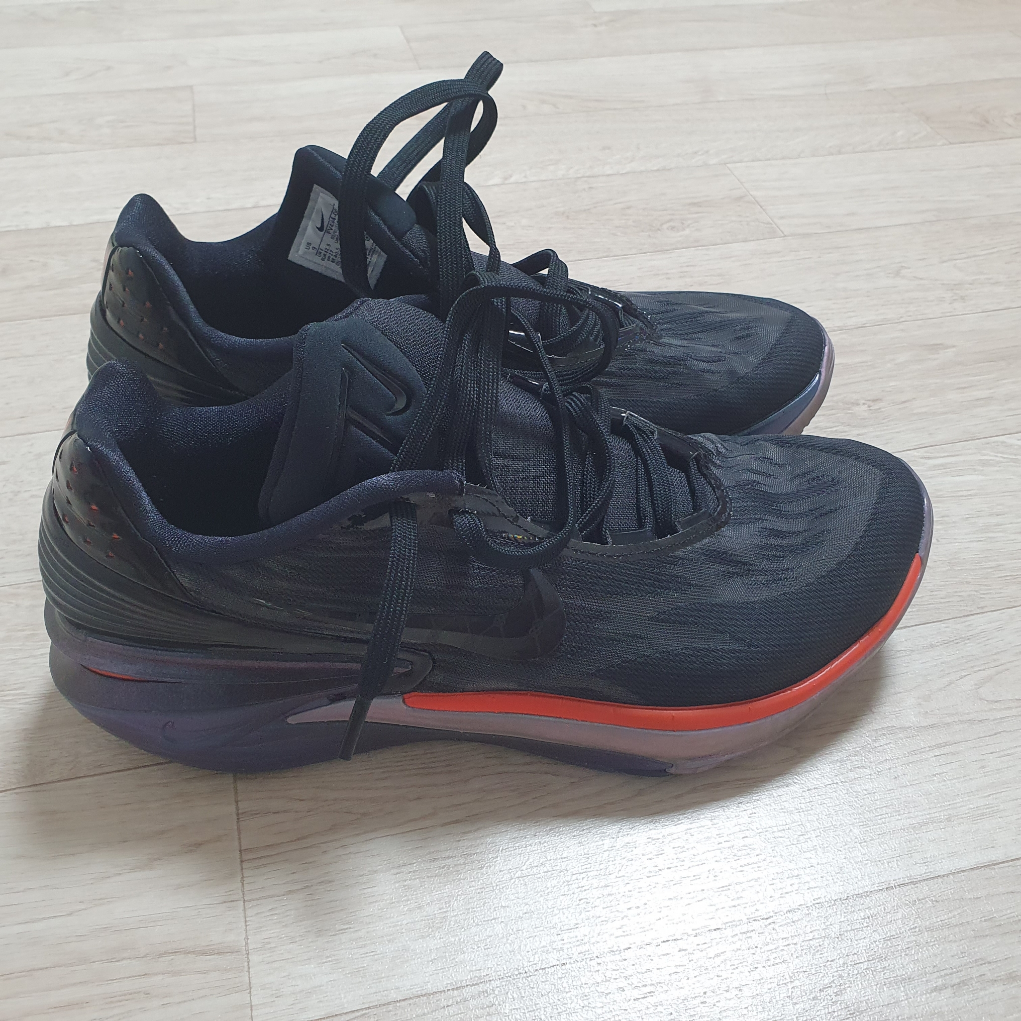 Nike Air Zoom GT Cut 2 GTE EP Black Multi Color 착용 스타일 - 1