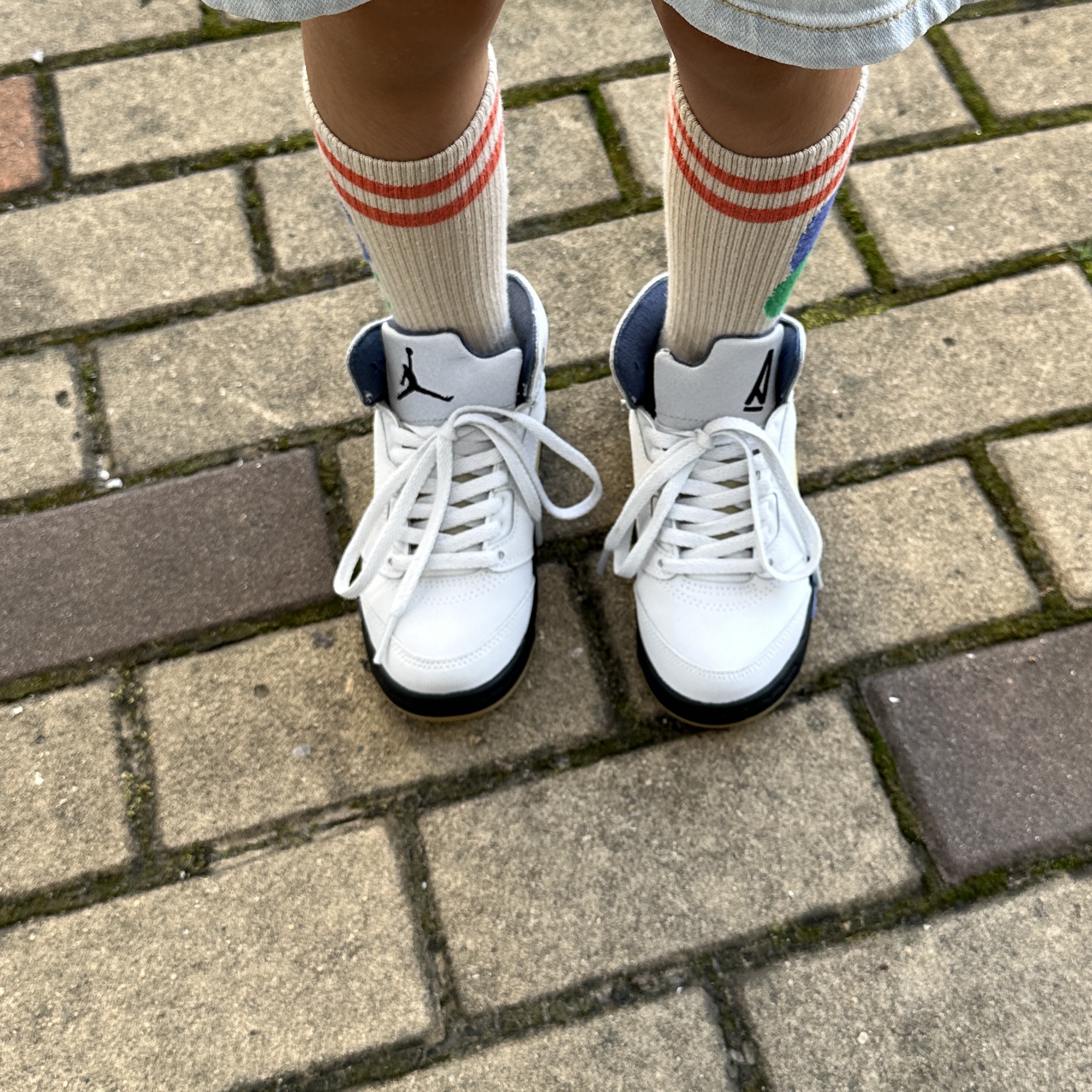 (PS) Jordan 5 x A Ma Maniere Retro Dawn 착용 스타일