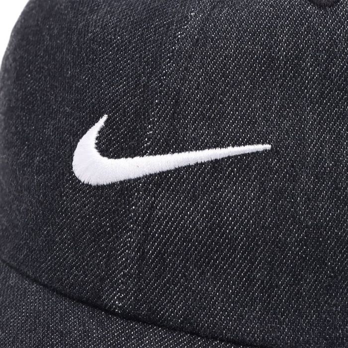 Nike NSW Heritage 86 Swoosh Denim Cap Black 착용 스타일