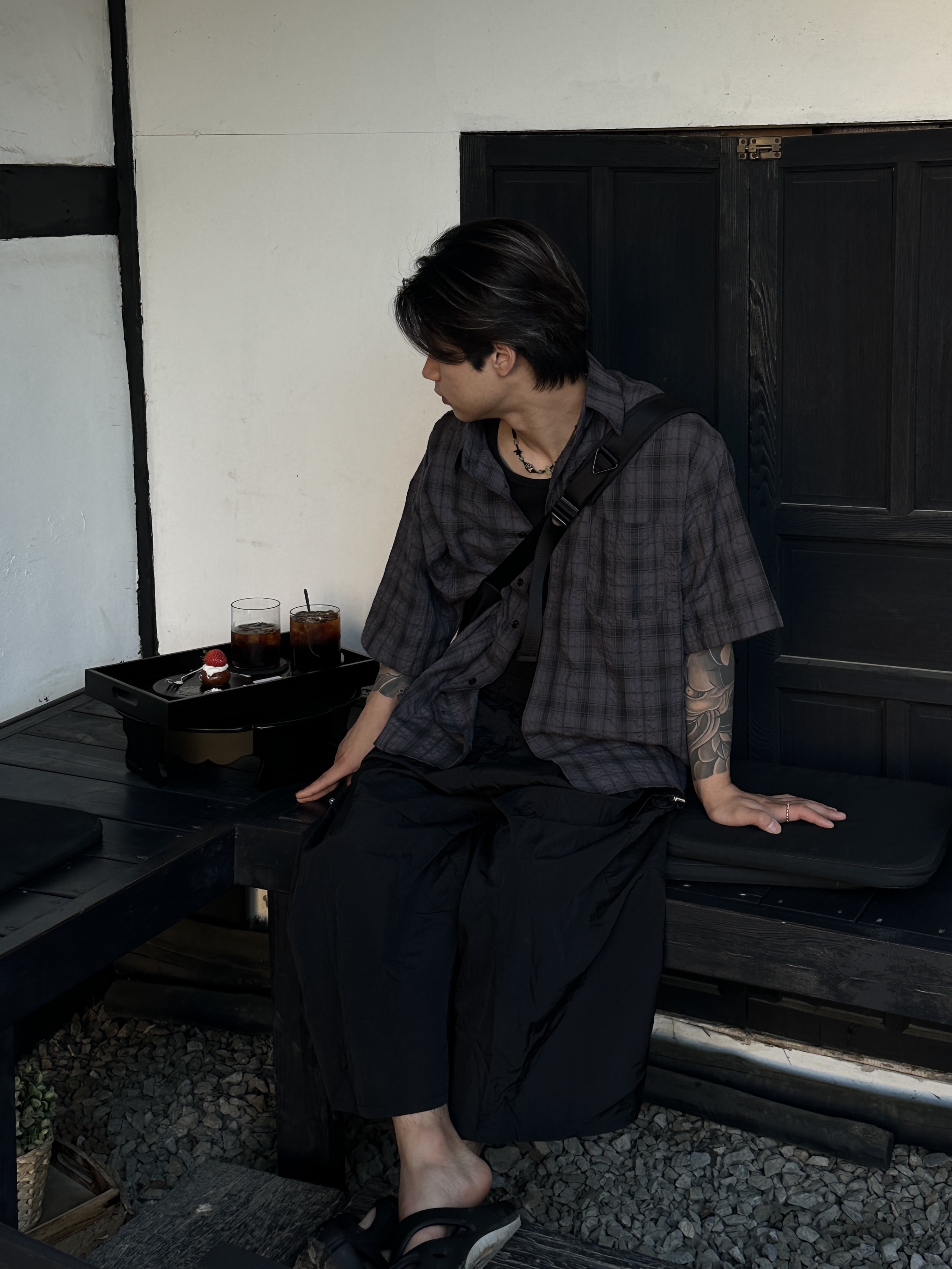 Keen Shanti Black Dawn Blue 착용 스타일 - 3