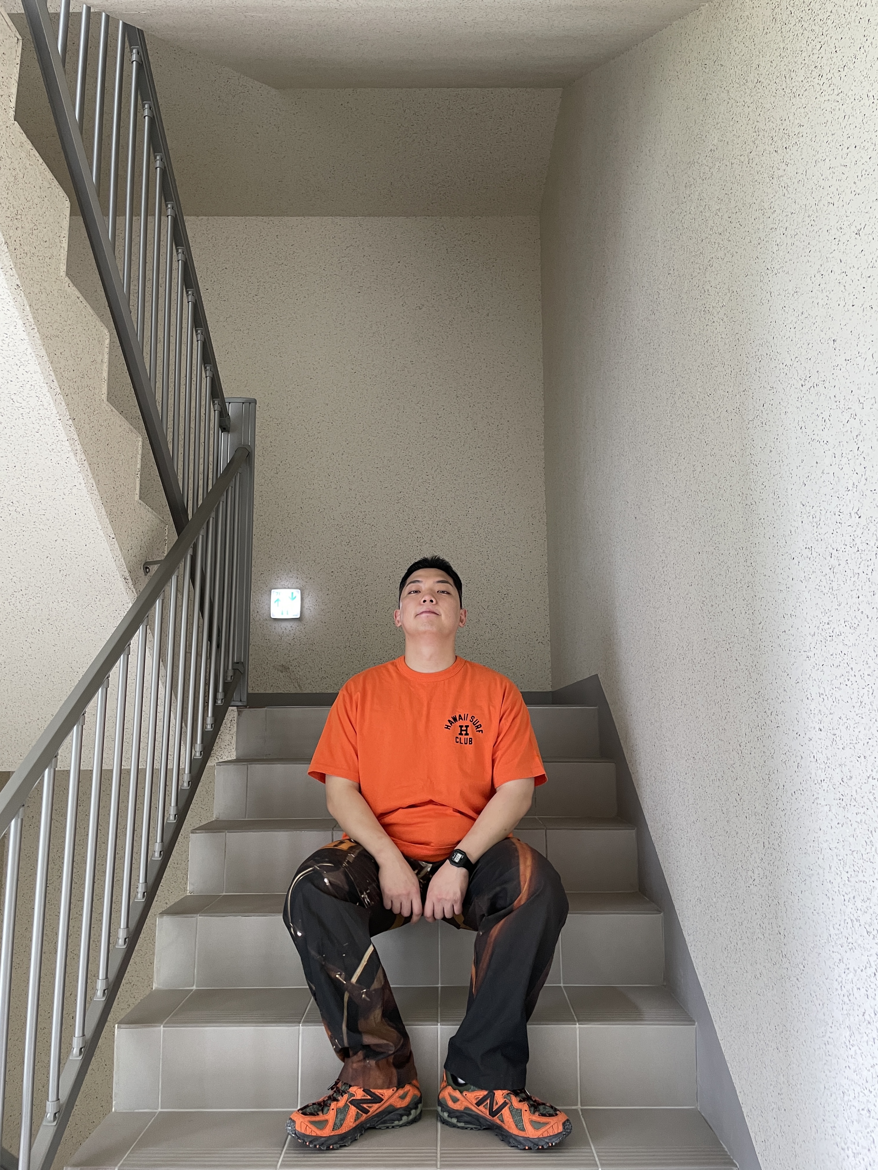 New Balance x Joe Freshgoods Beneath the Surface 610 Lil Swamps Orange 착용 스타일 - 3
