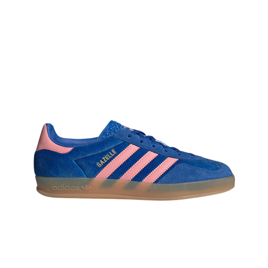 (W) Adidas Gazelle Indoor Blue Semi Pink Spark