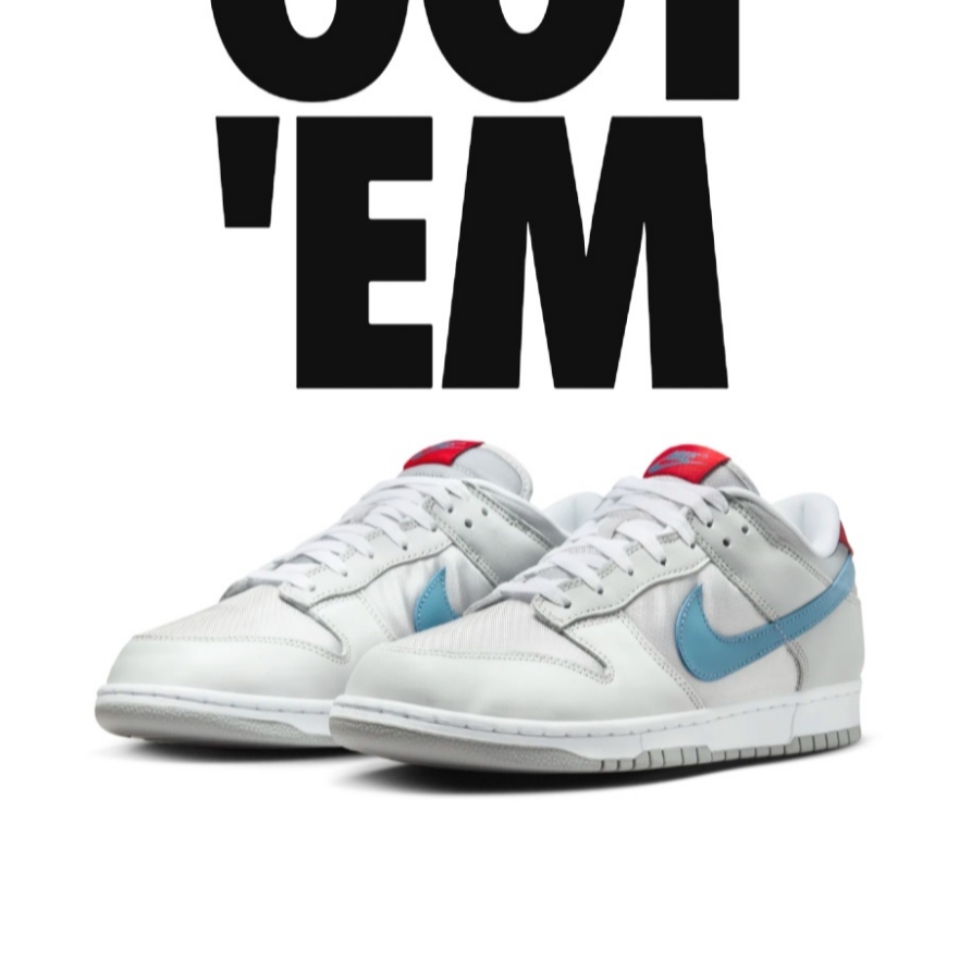 Nike Dunk Low Silver Blue 착용 스타일