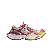 Balenciaga Stapler Sneaker White Pink