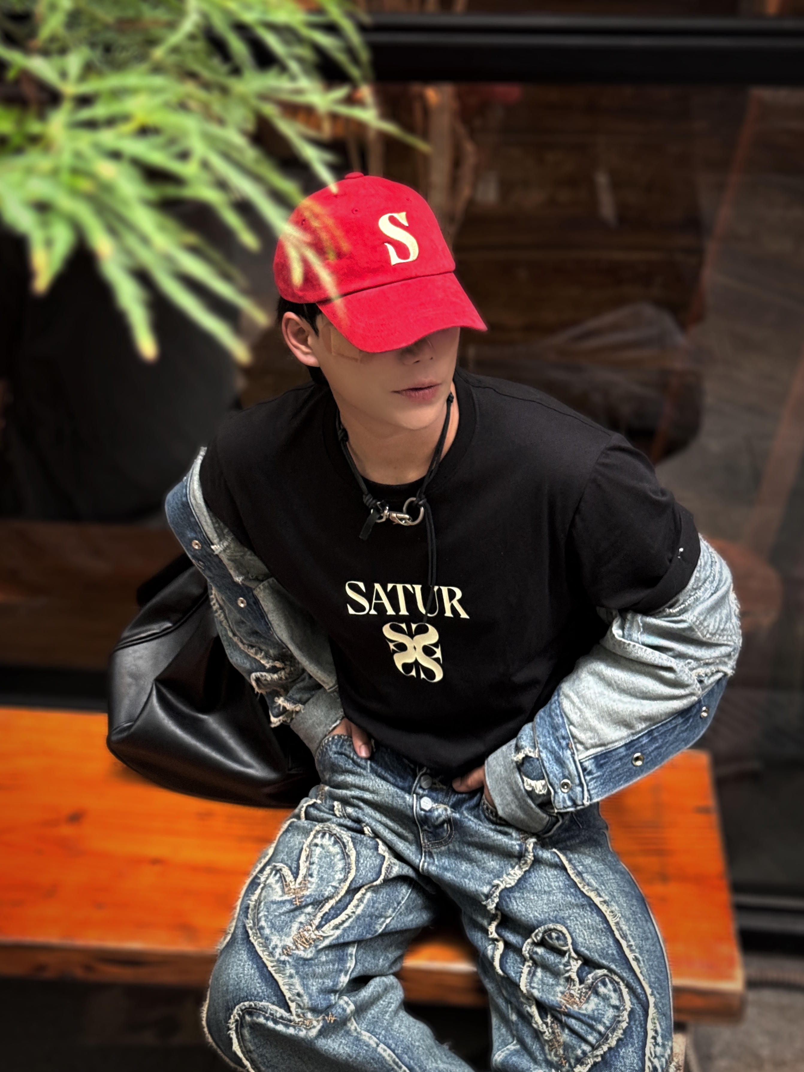 Thug Club Denim Tribal Pants Denim, Thug Club Tribal Jacket Denim 착용 스타일 - 4