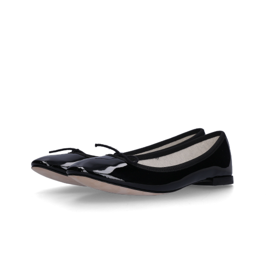 (W) Repetto Cendrillon Patent Leather Ballerinas Black