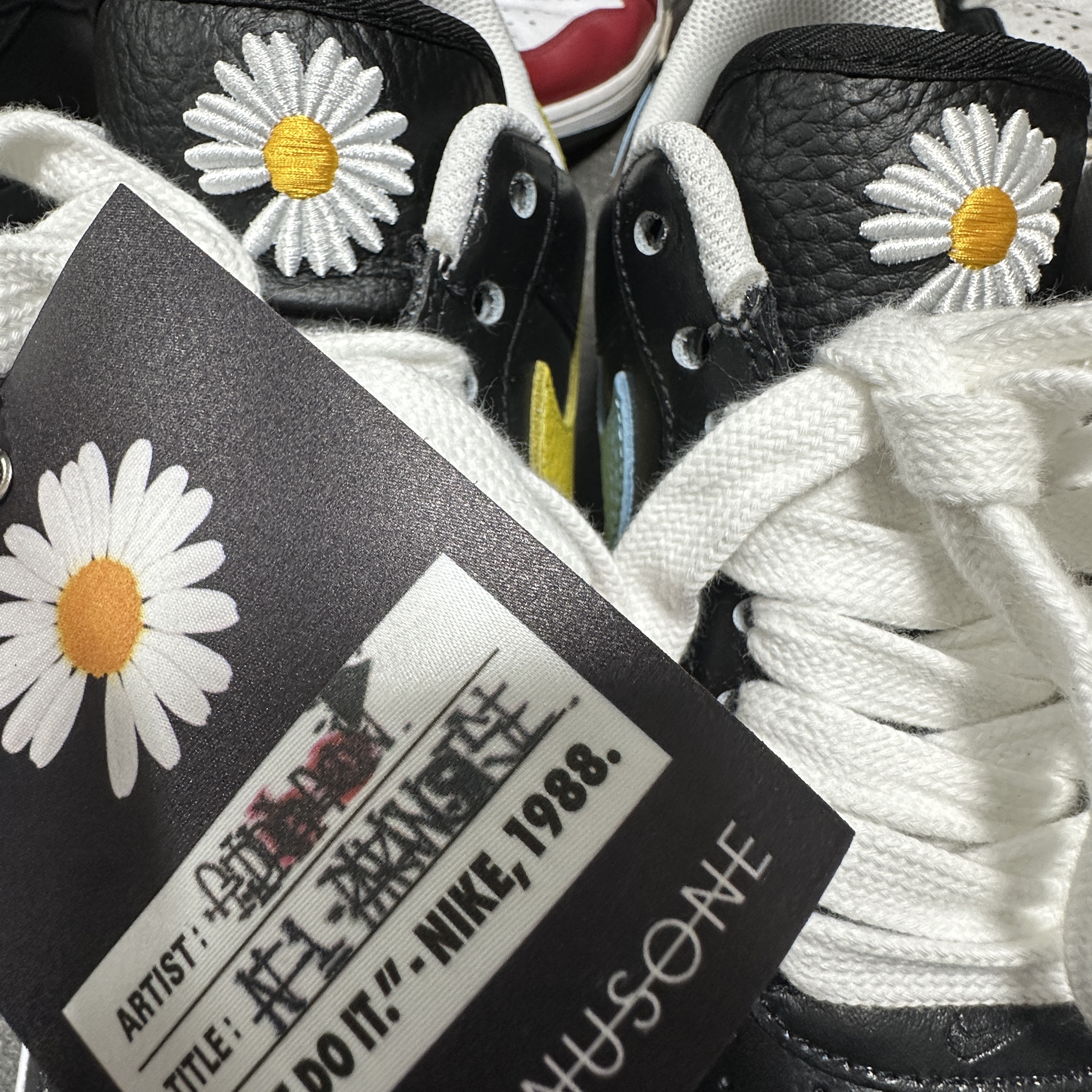 Nike x Peaceminusone Air Force 1 Low Para-Noise 3.0 Black and Multicolor 착용 스타일 - 1