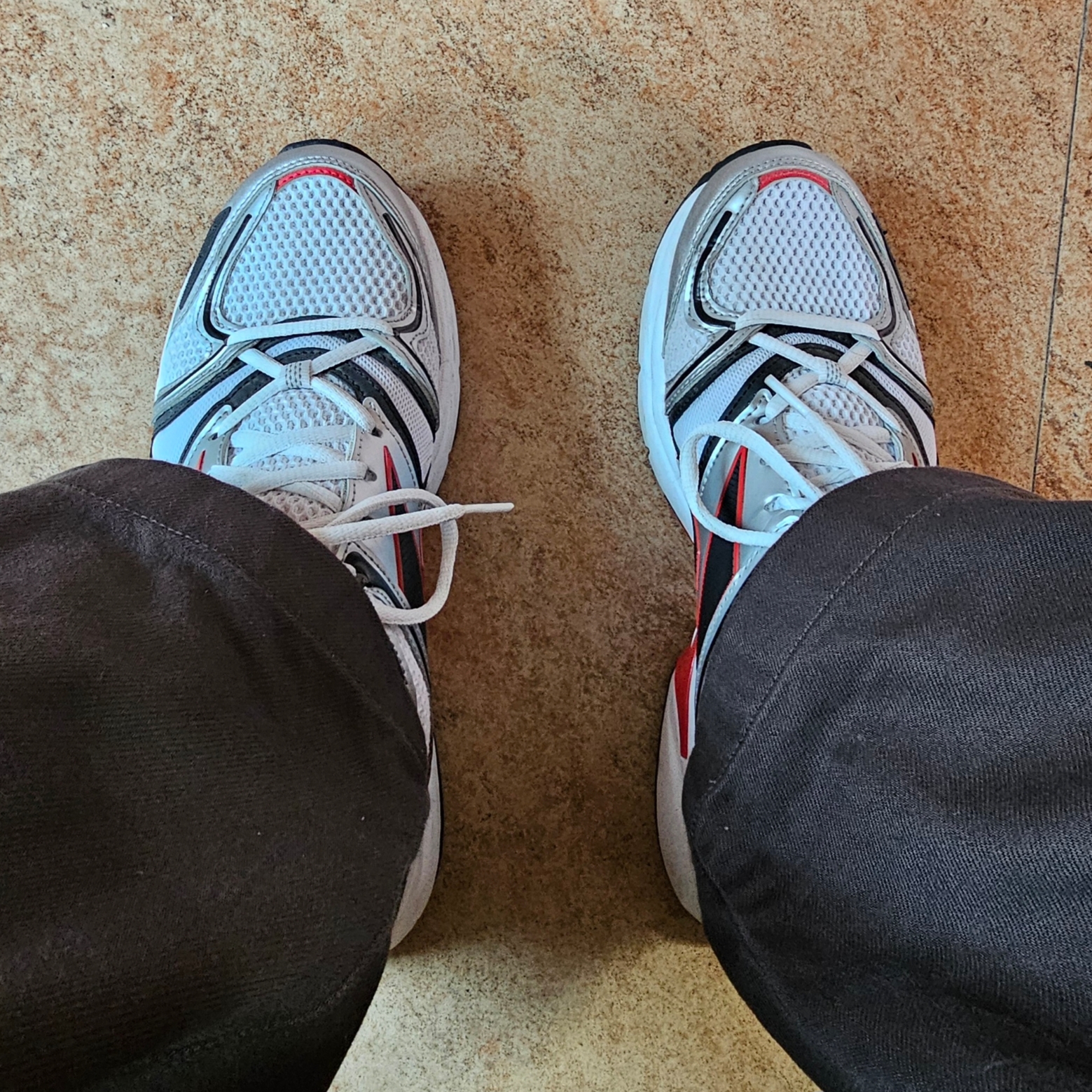 Reebok Premier Road Plus VI Red 착용 스타일