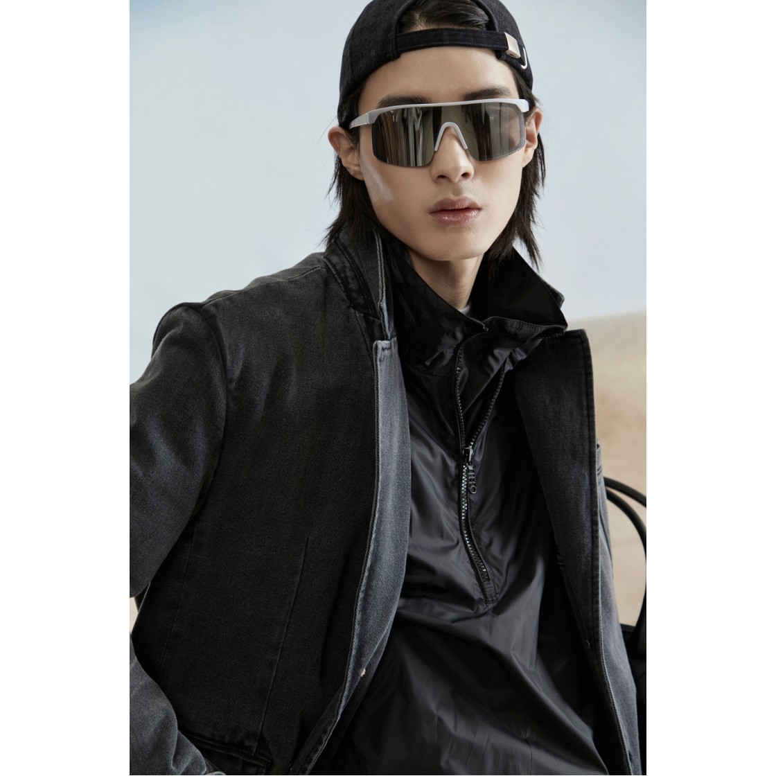 이로 빈티지 워싱 데님 블레이저 자켓 블랙(Iro Vintage Washing Denim Blazer Jacket Black) - 5