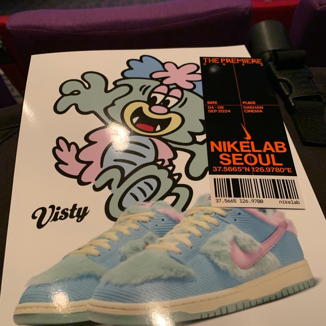Nike x Verdy SB Dunk Low Pro Blue Gaze and Enamel Green 착용 스타일 - 7
