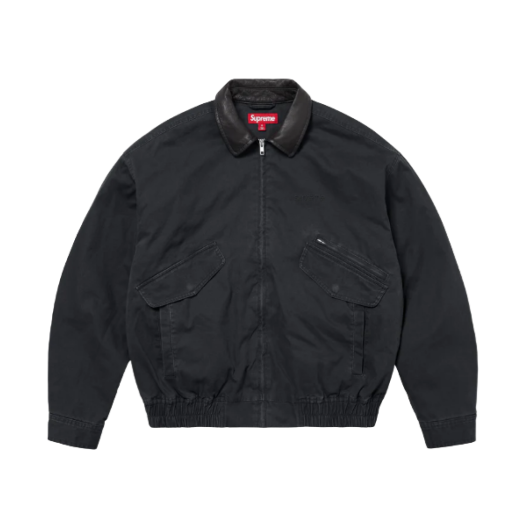 슈프림 포우 셔링 라인드 봄버 자켓 블랙 - 24FW | Supreme | KREAM 슈프림 포우 셔링 라인드 봄버 자켓 블랙 - 24FW | Supreme | KREAM