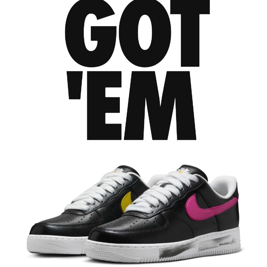 Nike x Peaceminusone Air Force 1 Low Para-Noise 3.0 Black and Multicolor 착용 스타일