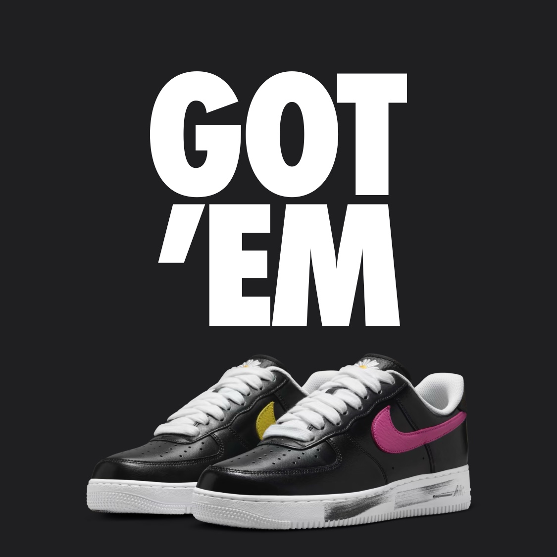 Nike x Peaceminusone Air Force 1 Low Para-Noise 3.0 Black and Multicolor 착용 스타일