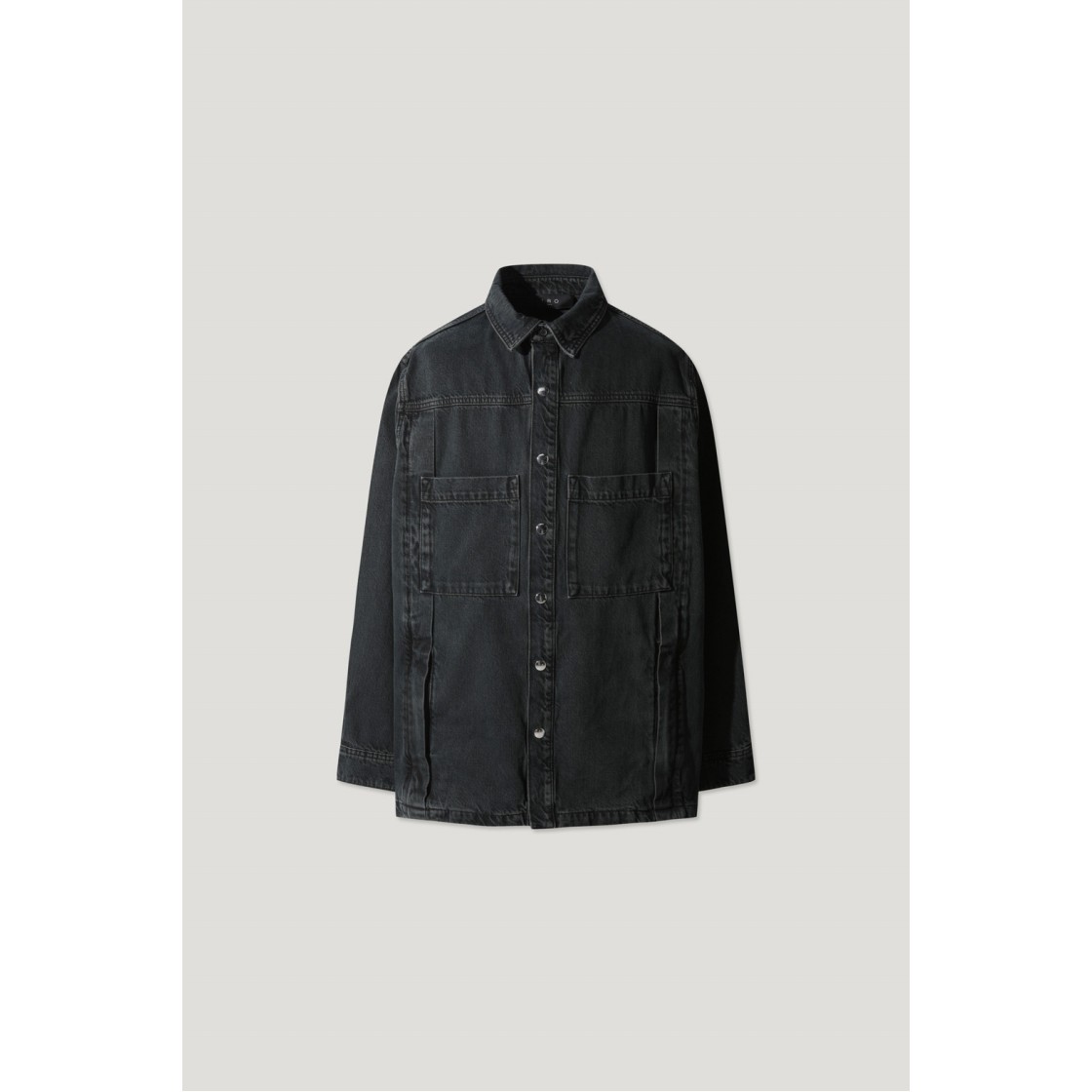 이로 코세스페 데님 오버 셔츠 자켓 그레이(Iro Kossespe Denim Overshirts Jacket Grey) - 2