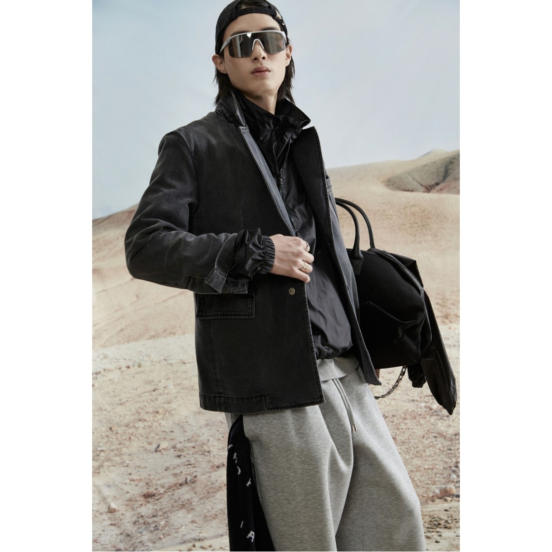 이로 빈티지 워싱 데님 블레이저 자켓 블랙(Iro Vintage Washing Denim Blazer Jacket Black) - 6