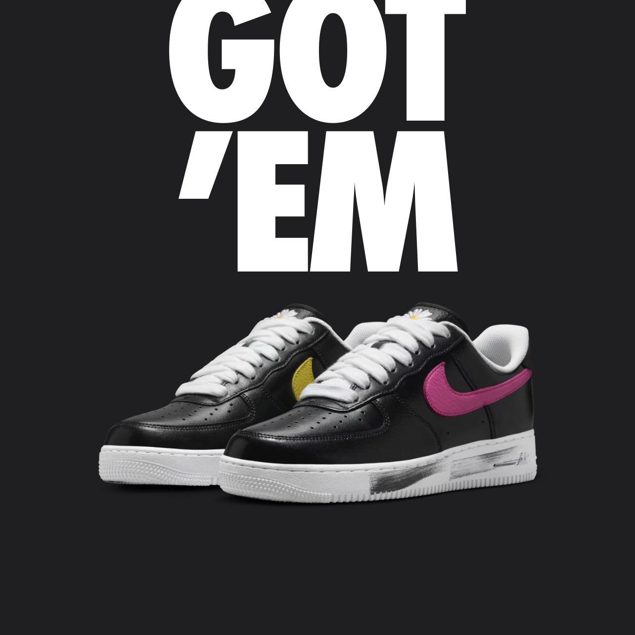Nike x Peaceminusone Air Force 1 Low Para-Noise 3.0 Black and Multicolor 착용 스타일