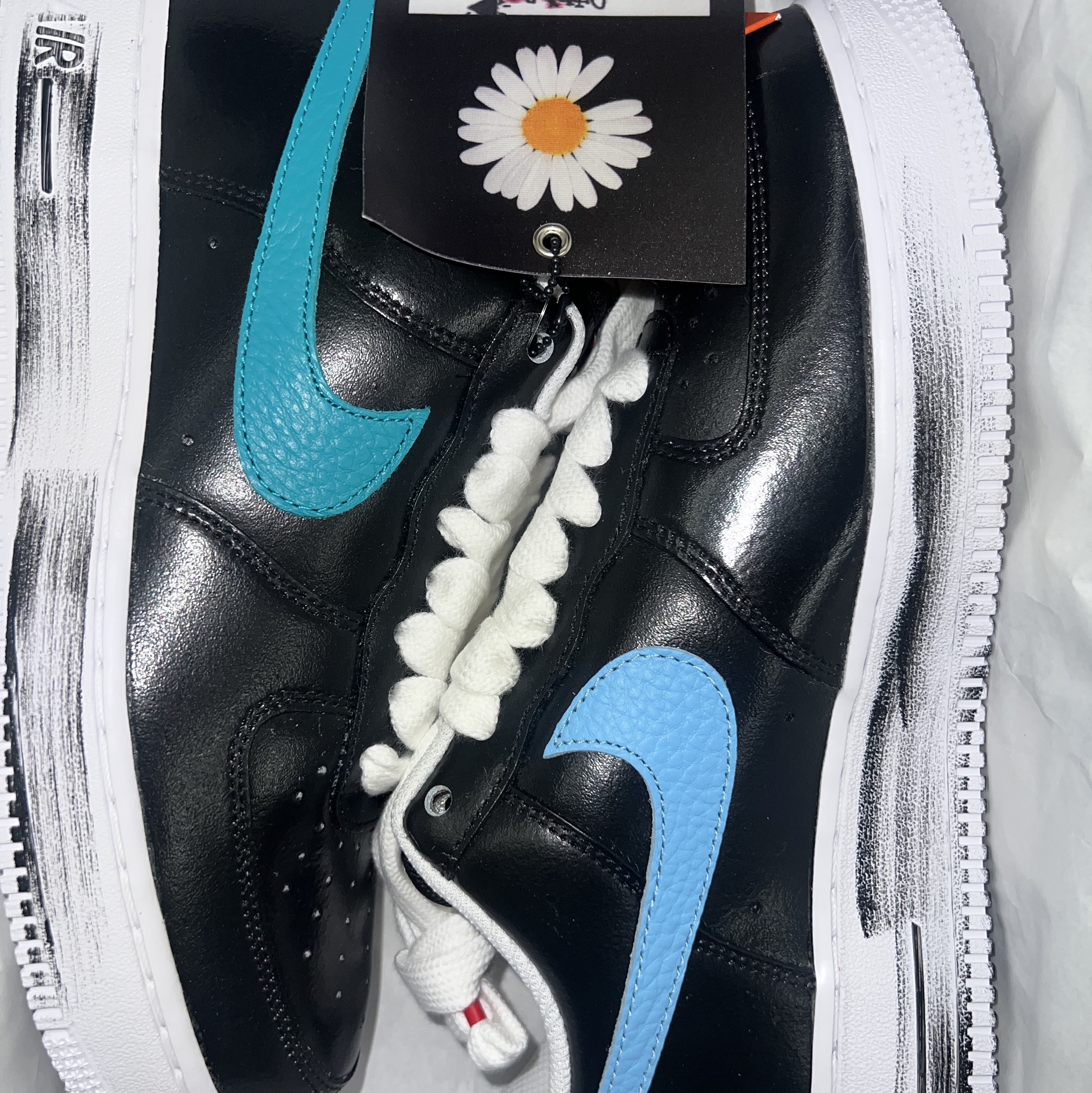 Nike x Peaceminusone Air Force 1 Low Para-Noise 3.0 Black and Multicolor 착용 스타일 - 1