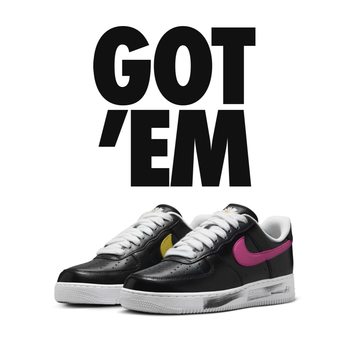 Nike x Peaceminusone Air Force 1 Low Para-Noise 3.0 Black and Multicolor 착용 스타일