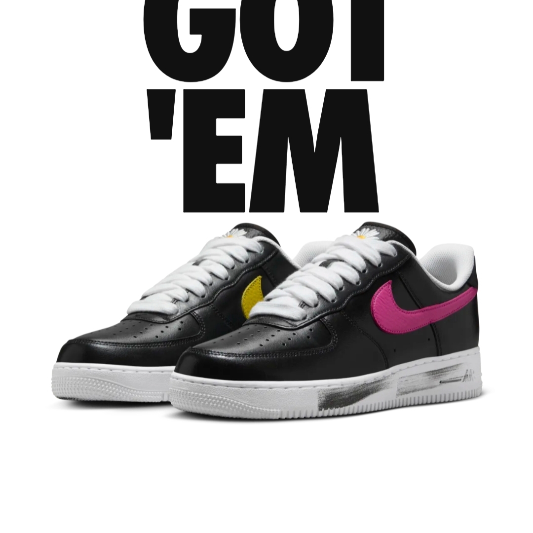 Nike x Peaceminusone Air Force 1 Low Para-Noise 3.0 Black and Multicolor 착용 스타일 - 1