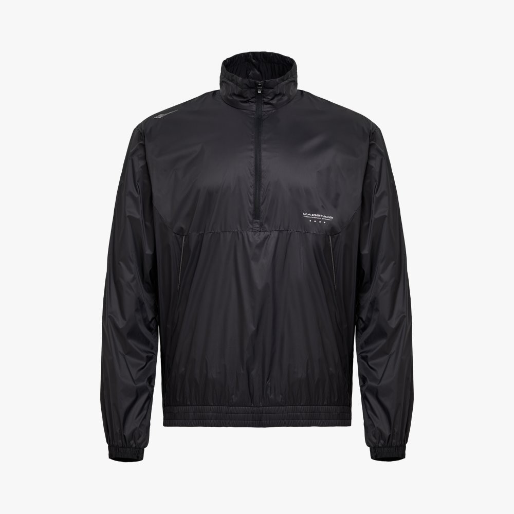 PRO-SPECS Windshell Running Warm-Up Zip-Up Black 상세 이미지 2