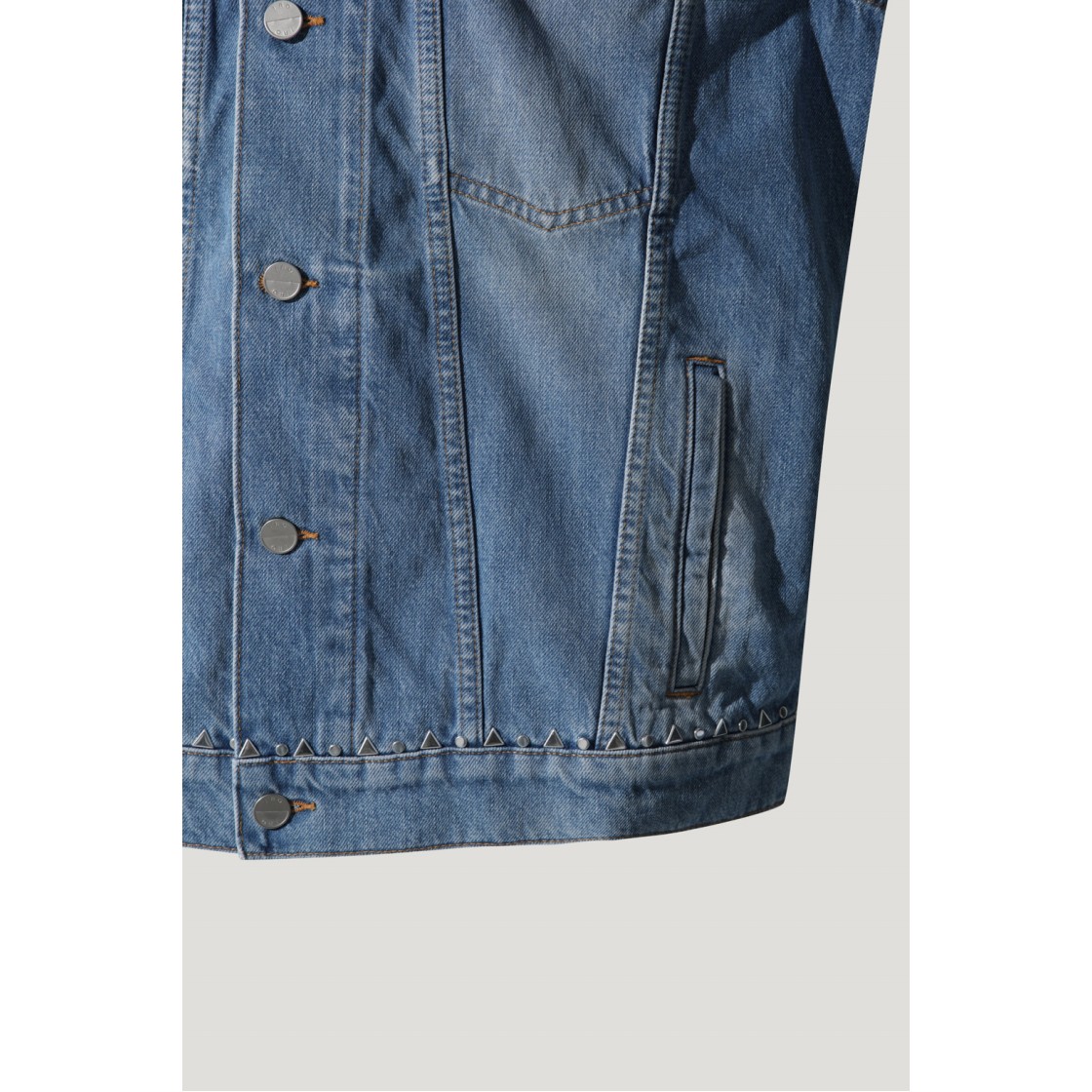 이로 아르투 데님 스터드 트러커 자켓 블루(Iro Artu Denim Stud Trucker Jacket Blue) - 5