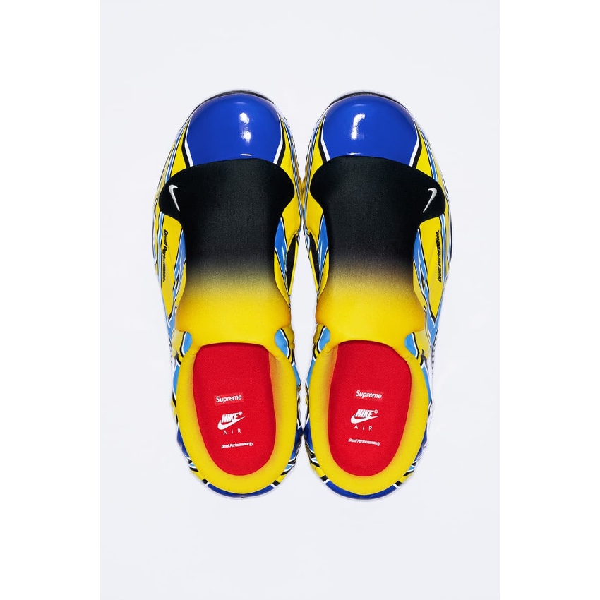 Nike x Supreme Clogposite Green Multi - 24FW, Nike x Supreme Clogposite Blue Multi - 24FW 착용 스타일 - 2