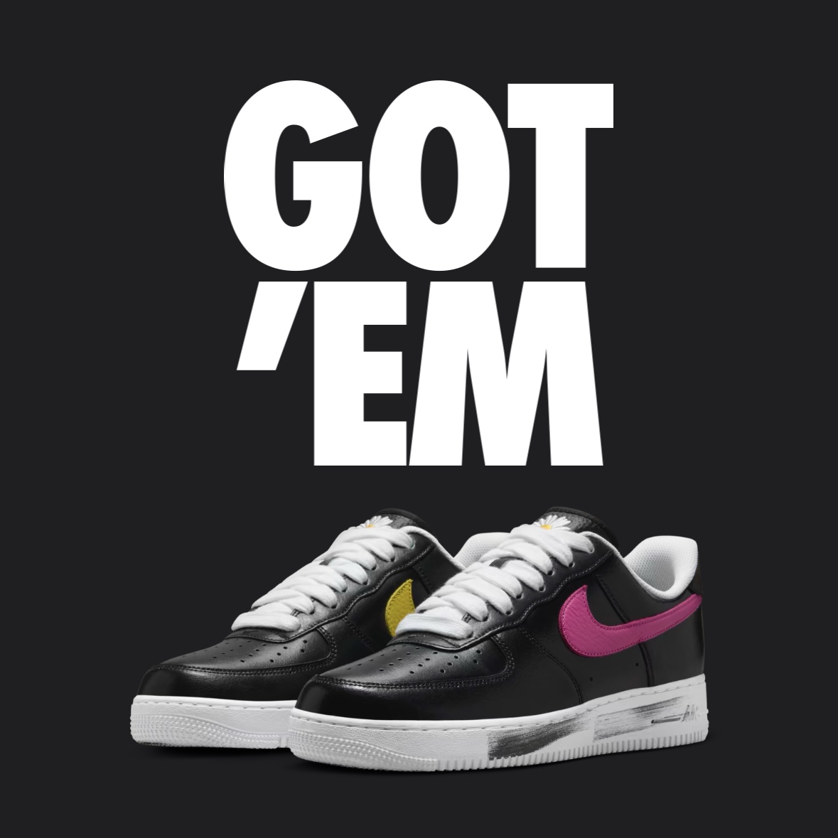 Nike x Peaceminusone Air Force 1 Low Para-Noise 3.0 Black and Multicolor 착용 스타일