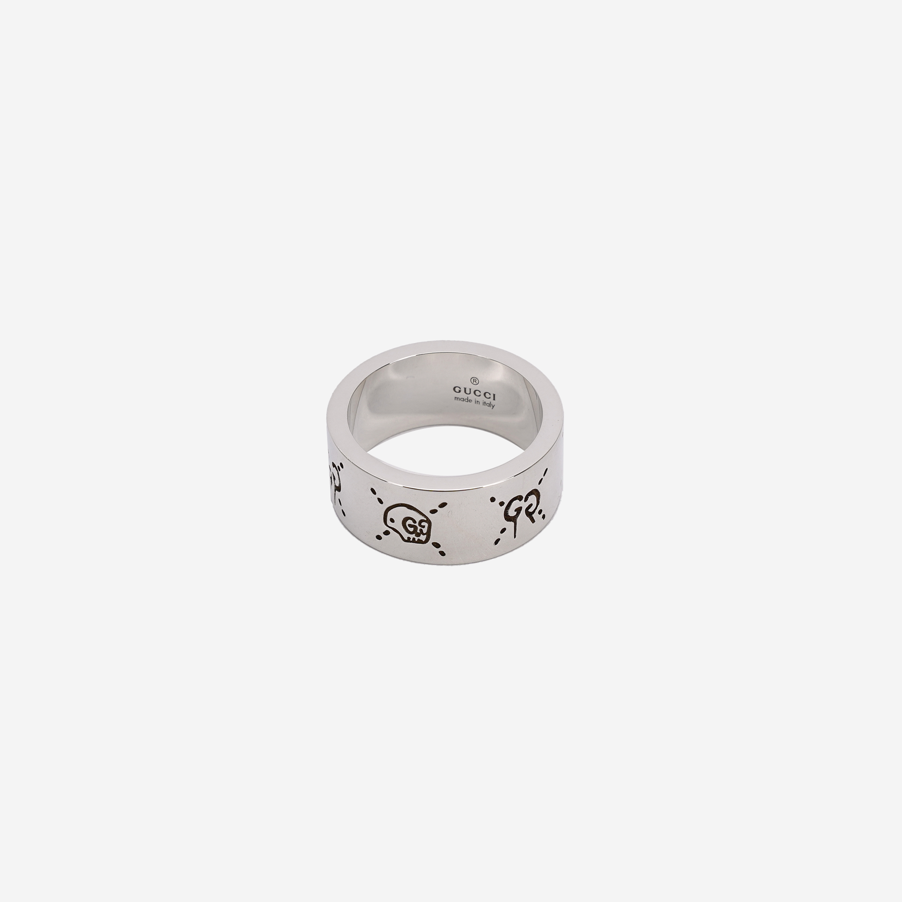 Gucci Ghost Ring Silver 9mm