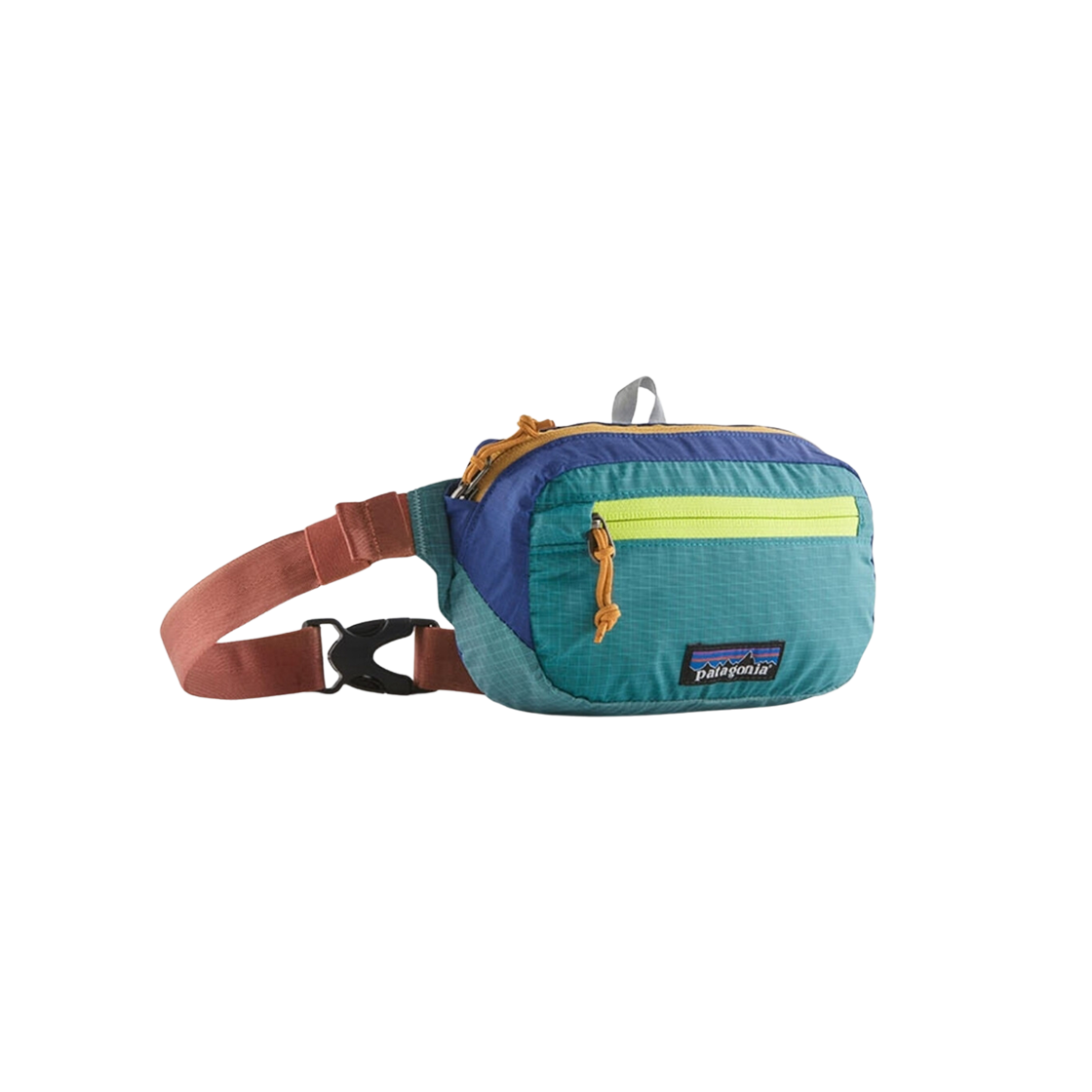 Patagonia Ultralight Black Hole Mini Hip Pack Patchwork Subtidal Blue 상세 이미지 1